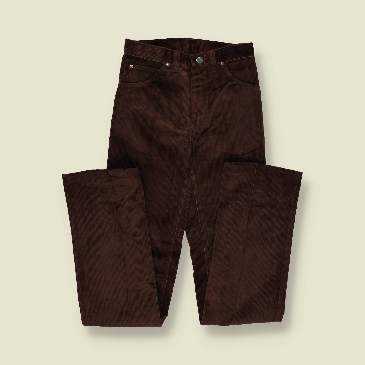 1970s | Wrangler | Deadstock Corduroy Jeans – Chocolate Brown - W26