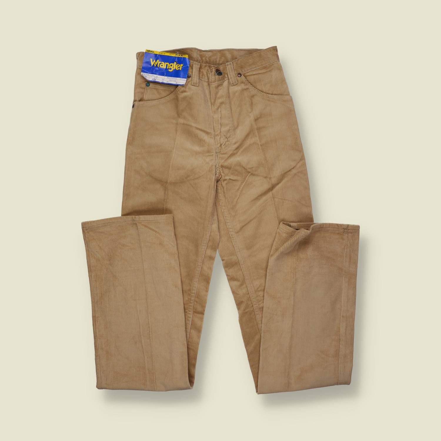 1970s | Wrangler | Deadstock Corduroy Jeans – Sand Beige - W26