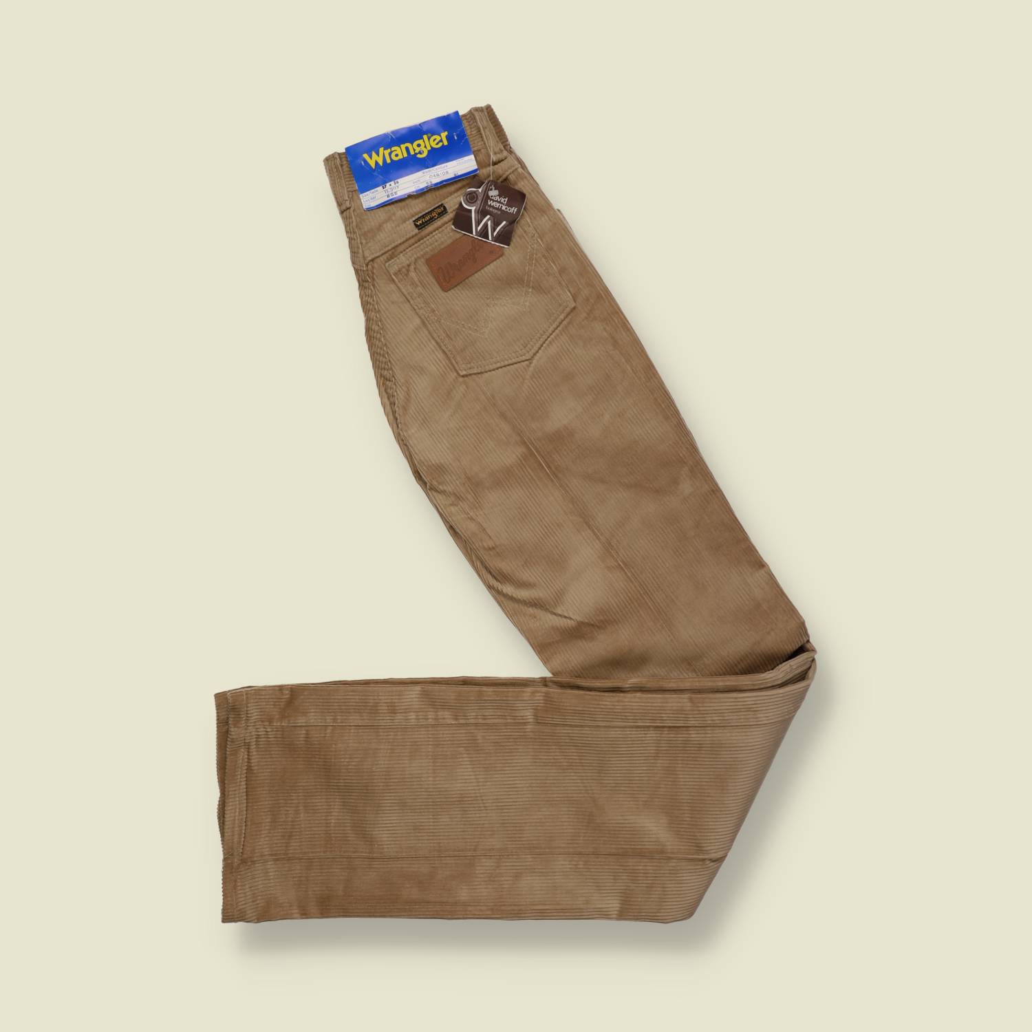 1970s | Wrangler | Deadstock Corduroy Jeans – Sand Beige - W26