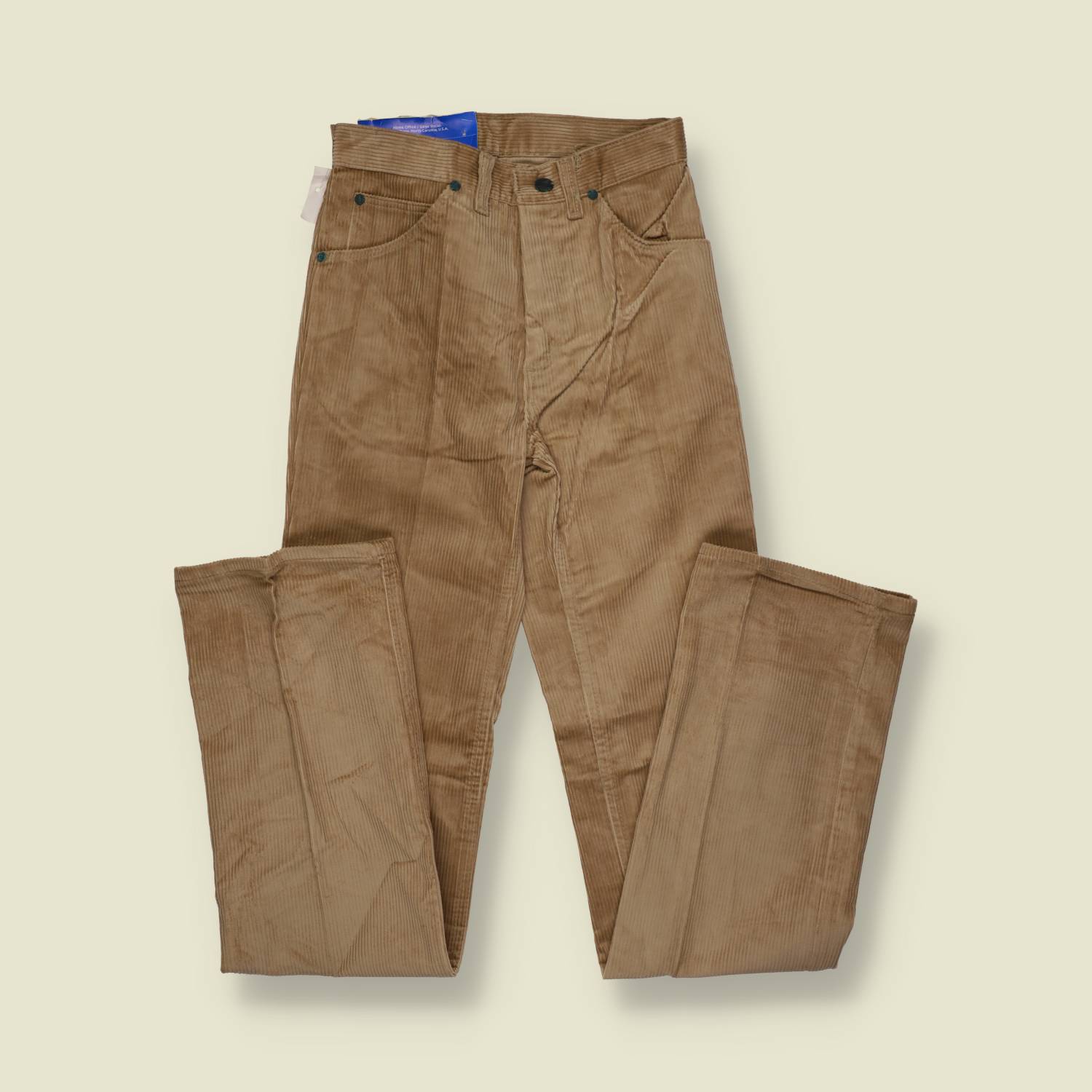 1970s | Wrangler | Deadstock Corduroy Jeans – Sand Beige - W26