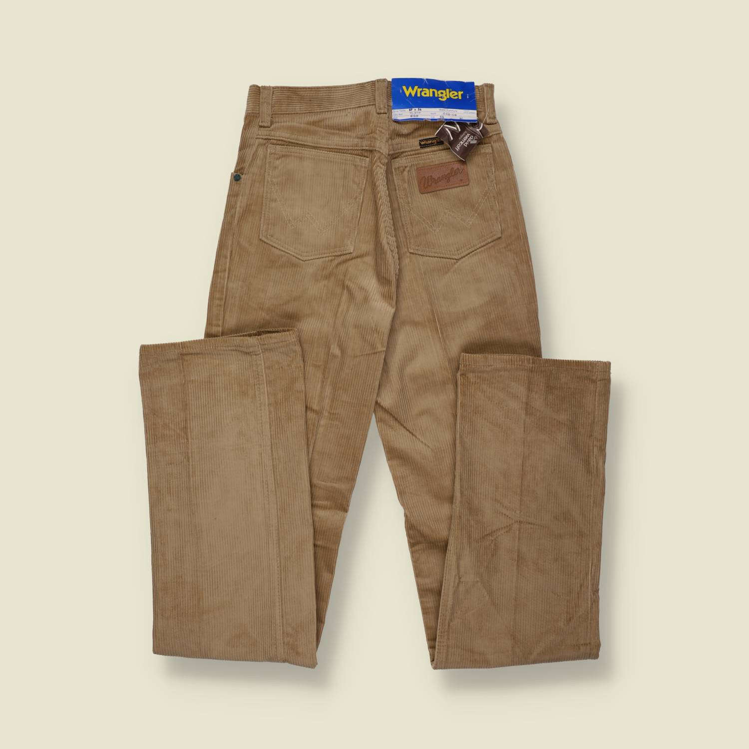 1970s | Wrangler | Deadstock Corduroy Jeans – Sand Beige - W26