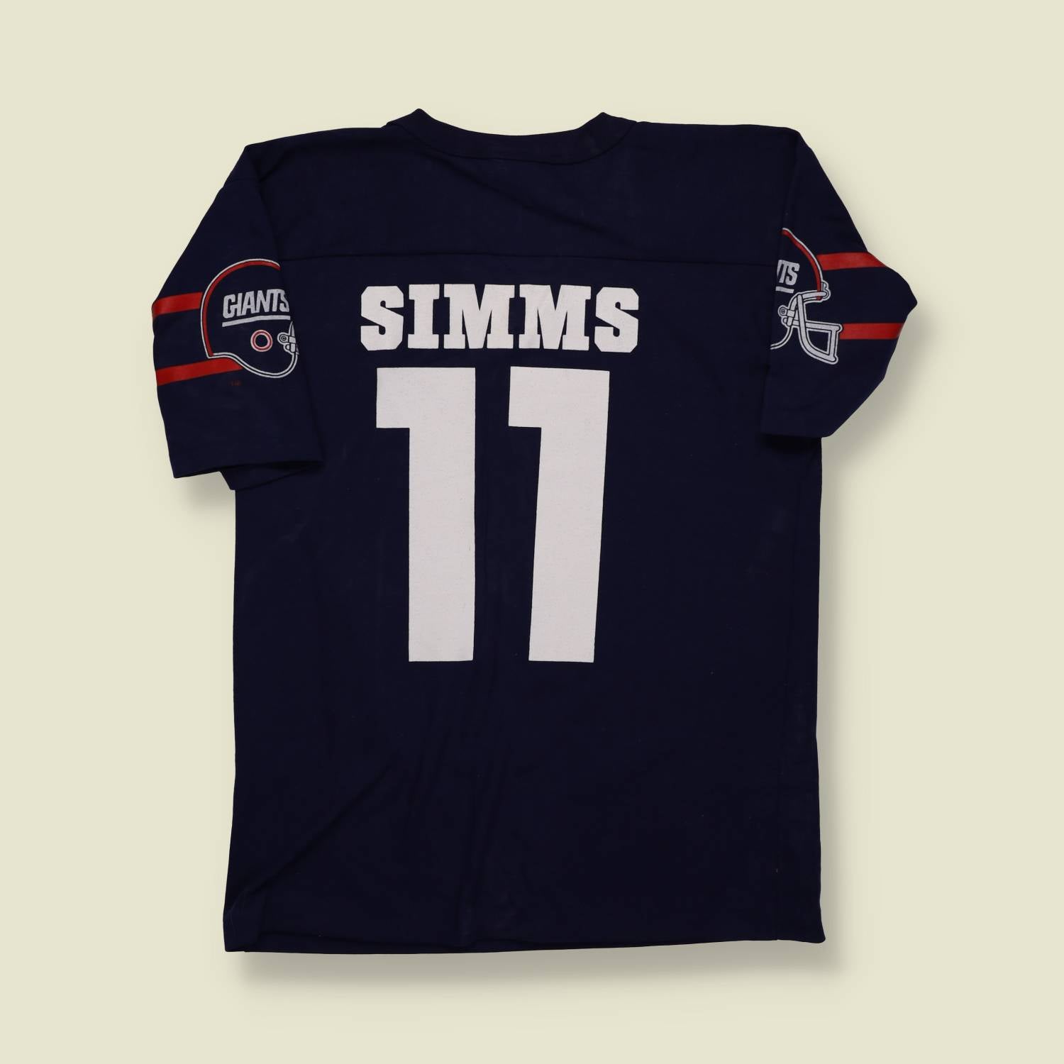 1980s | NFL | New York Giants “Simms” Jersey Tee – Navy/Red/White - S
