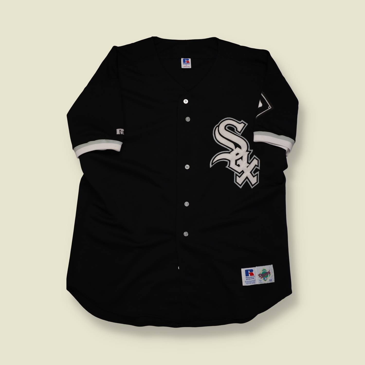 1990s | Russell Athletic | Chicago White Sox Jersey – Black/White - XL