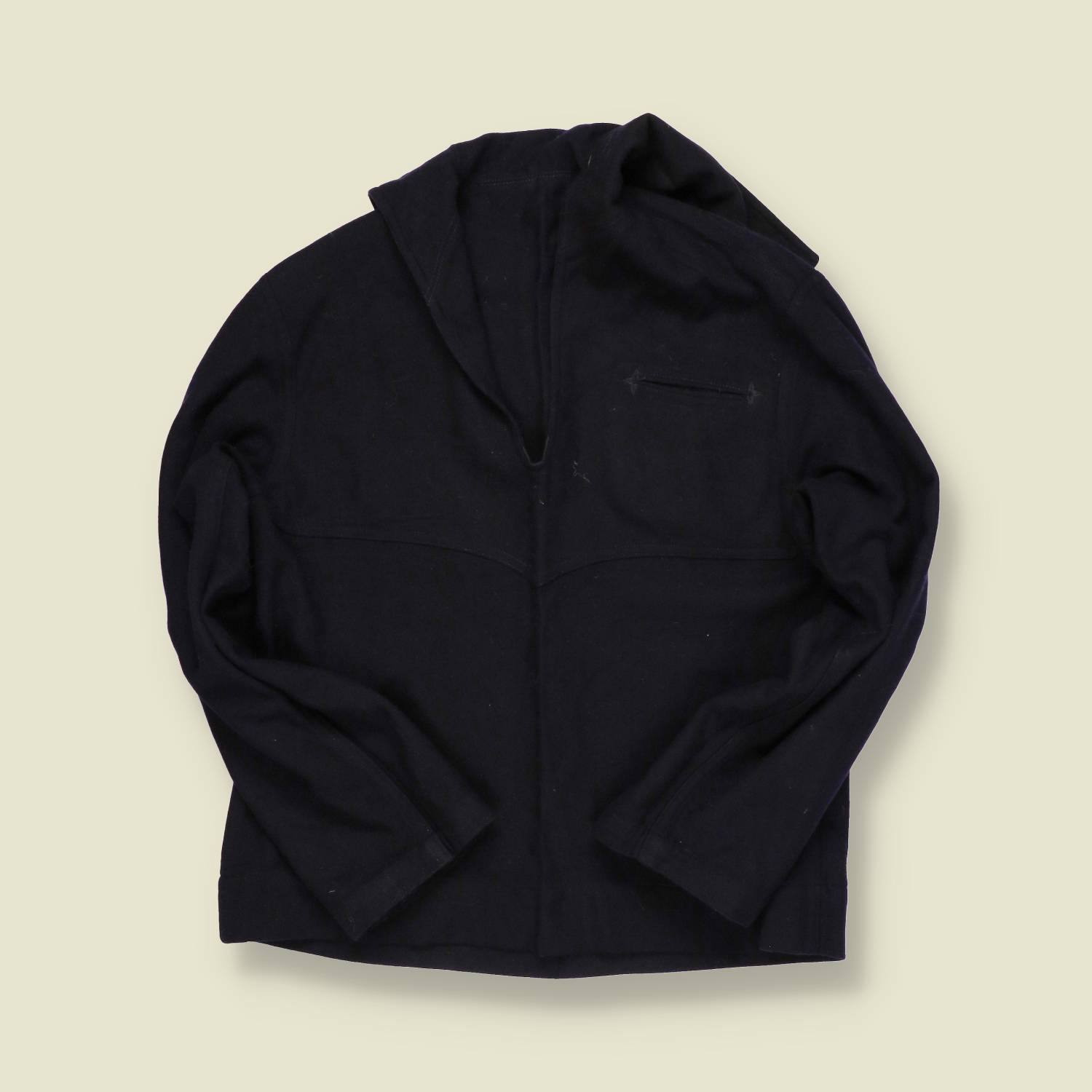 1970s | U.S. Navy | Wool Sailor Jumper – Dark Navy – M - XS/S