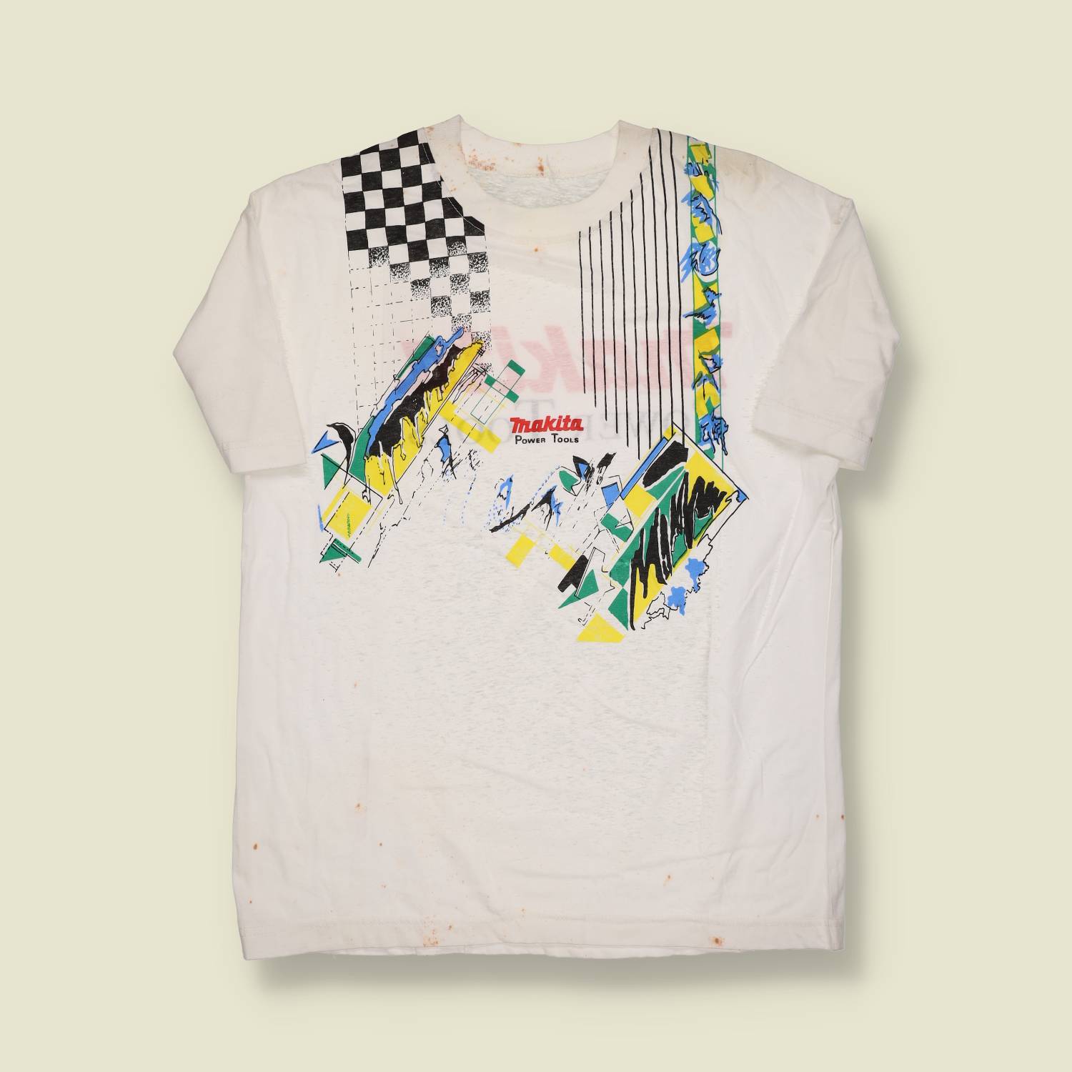 1980s | Makita Power Tools | Graphic Promo Tee – White - XS