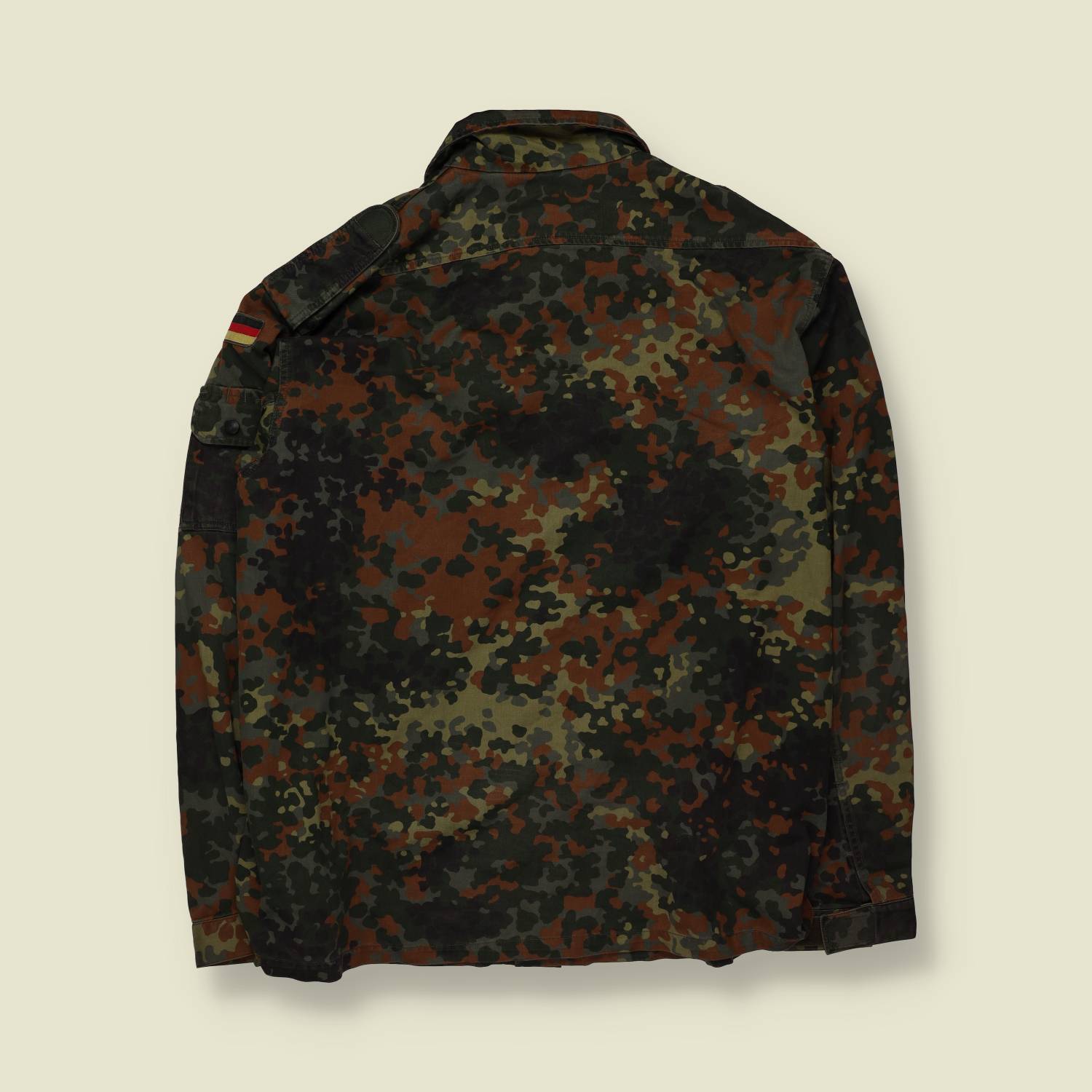 1997 | German Military | Flecktarn Field Shirt | Camouflage - XL