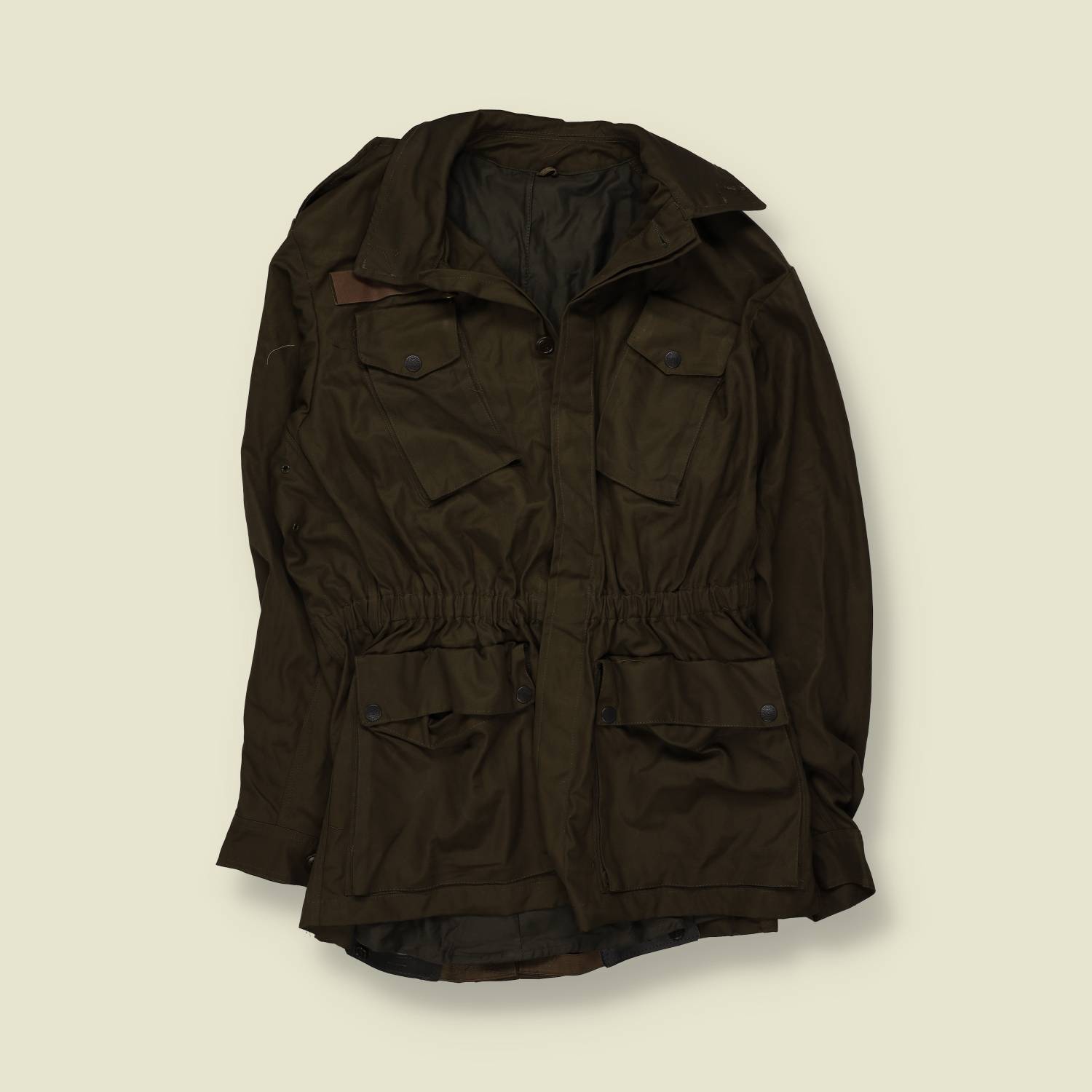 1980s–1990s | Italian Military | Field Jacket | Olive - XXS