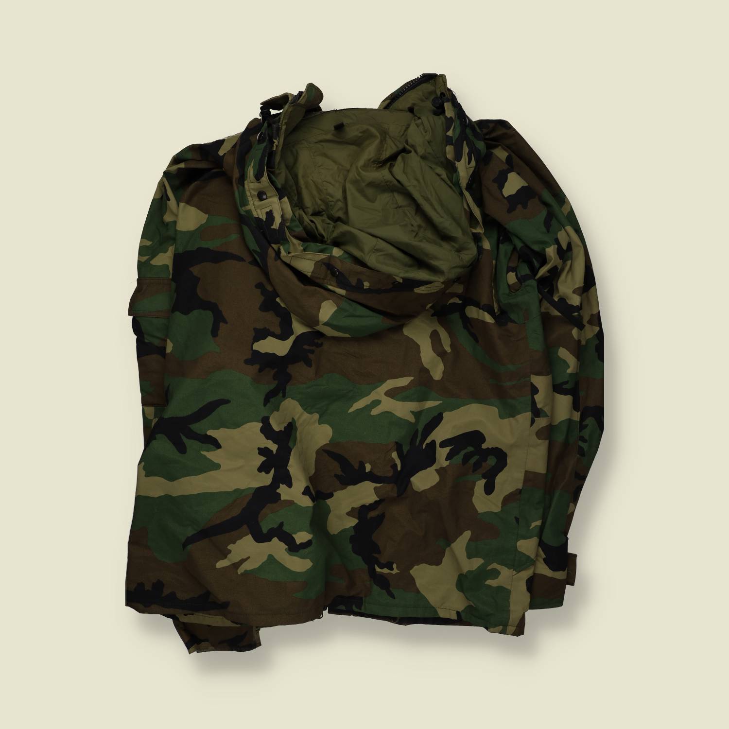 1988–1995 | US Military | Cold Weather Parka | Woodland Camouflage - XXXXL