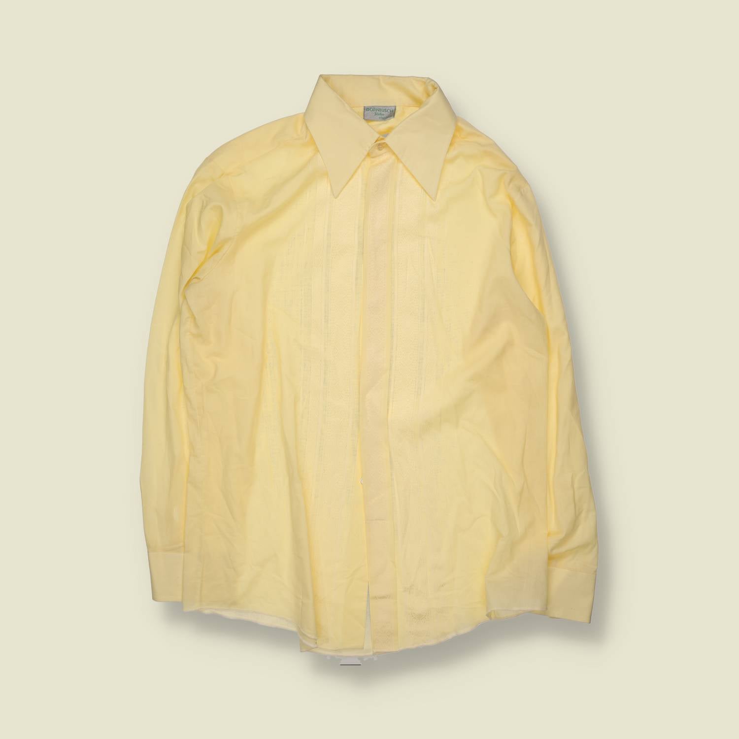 1970s | Dornbusch | Shirt | Pale Yellow - XL