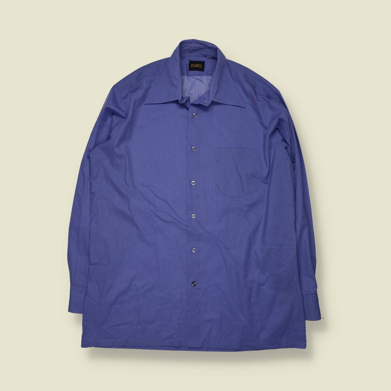 1990s | Juwel | Shirt | Blue - XXL