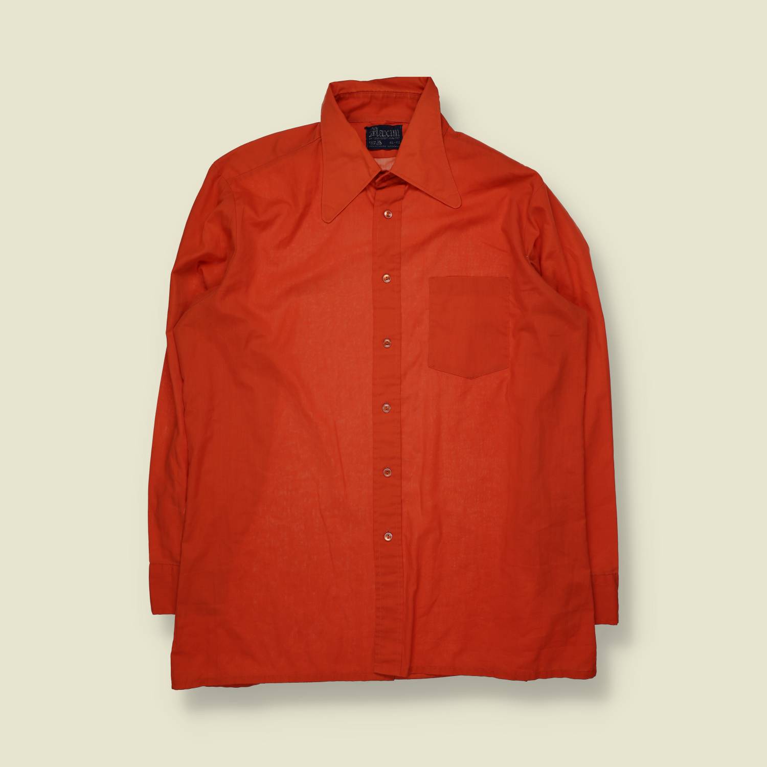 1960s–1970s | Maxm | Shirt | Orange - XXL