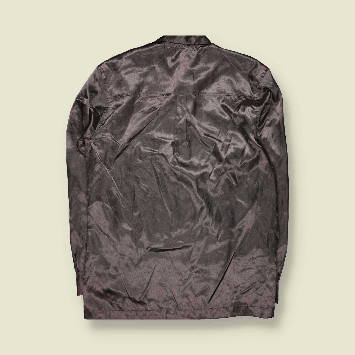 1990s | Inscene | Shimmery Shirt | Charcoal Grey - XL