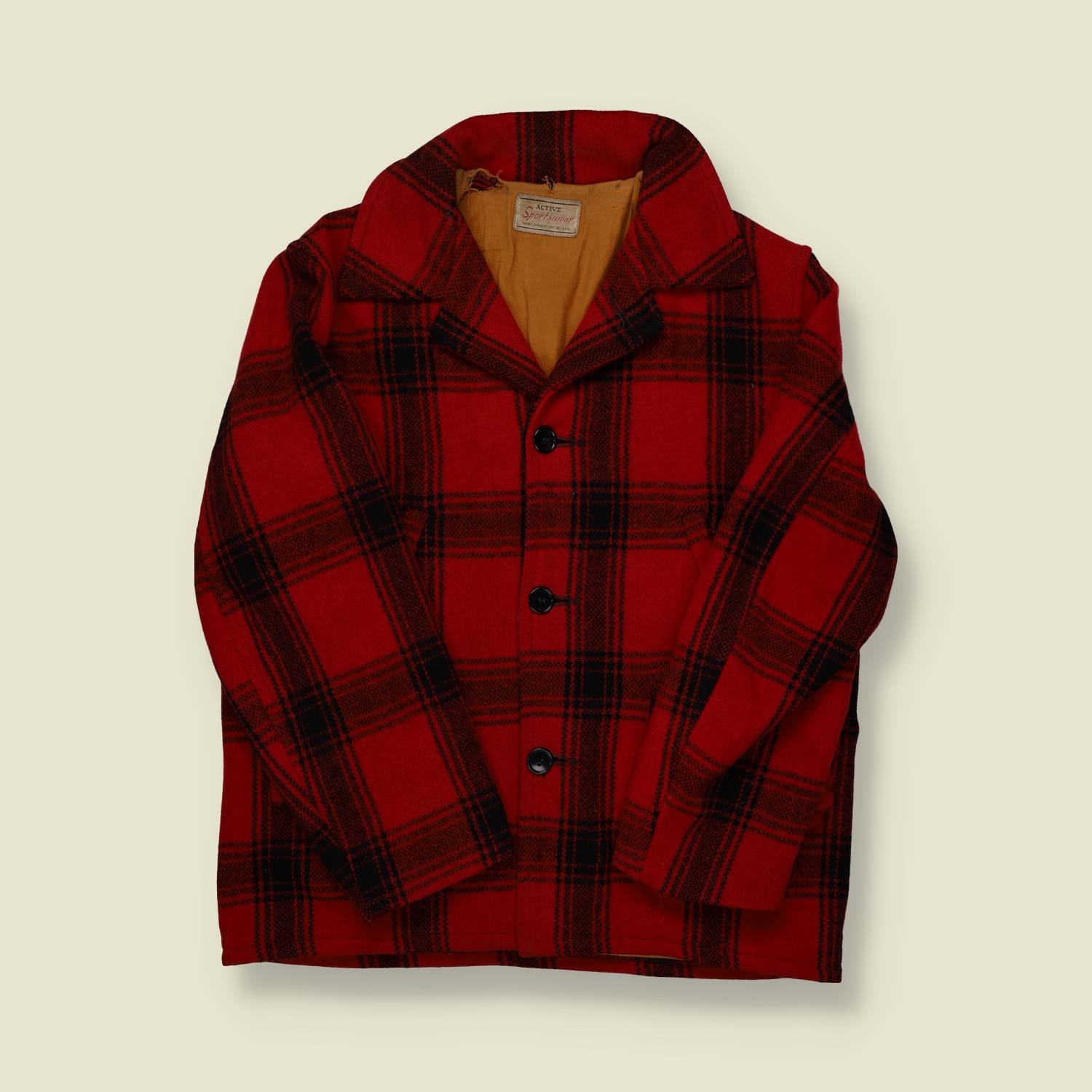 1950s Sears Lined Mackinaw Coat - L/XL