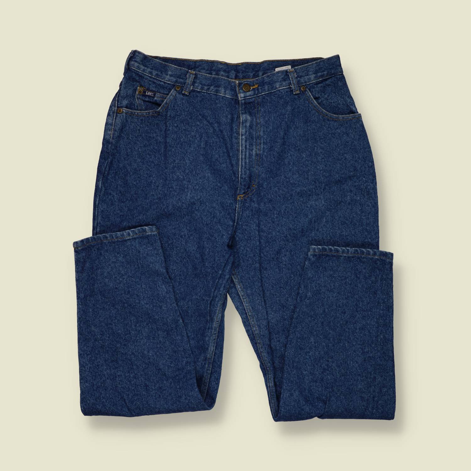 1980s | Lee | Denim Jeans | Dark Wash – w32