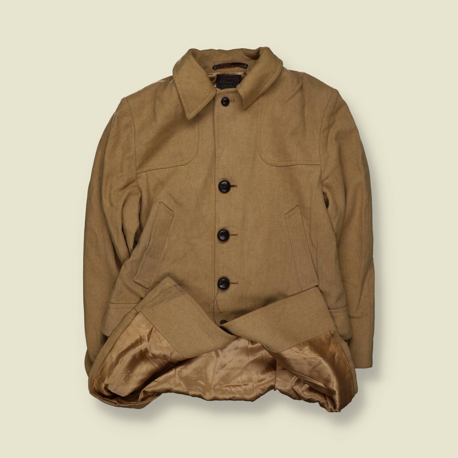 1970s–1980s | Pendleton | Wool Coat | Camel – L