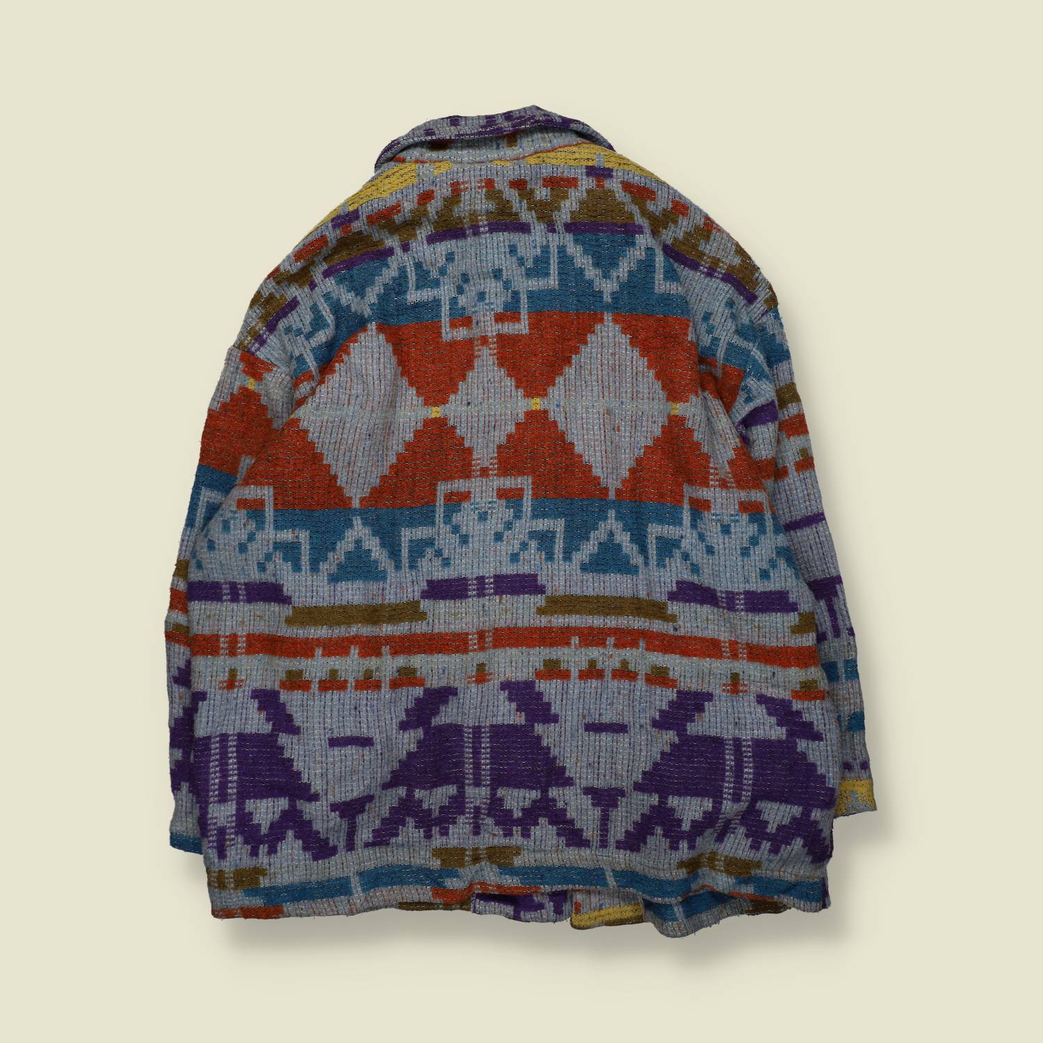 1980s | Southwestern Aztec Jacket | Multi-Colour - XXXXXL