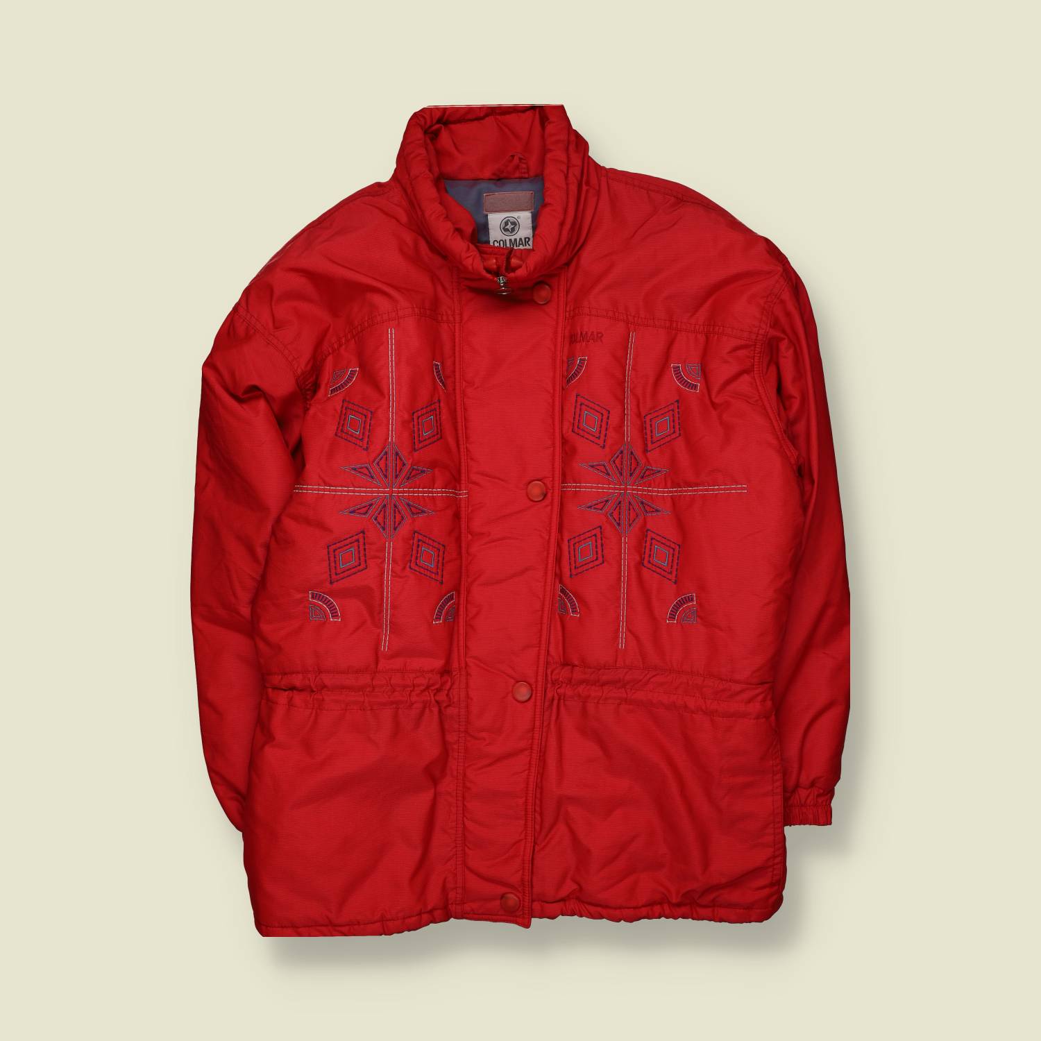 1990s | Colmar | Ski Jacket – Red Embroidered - XXL