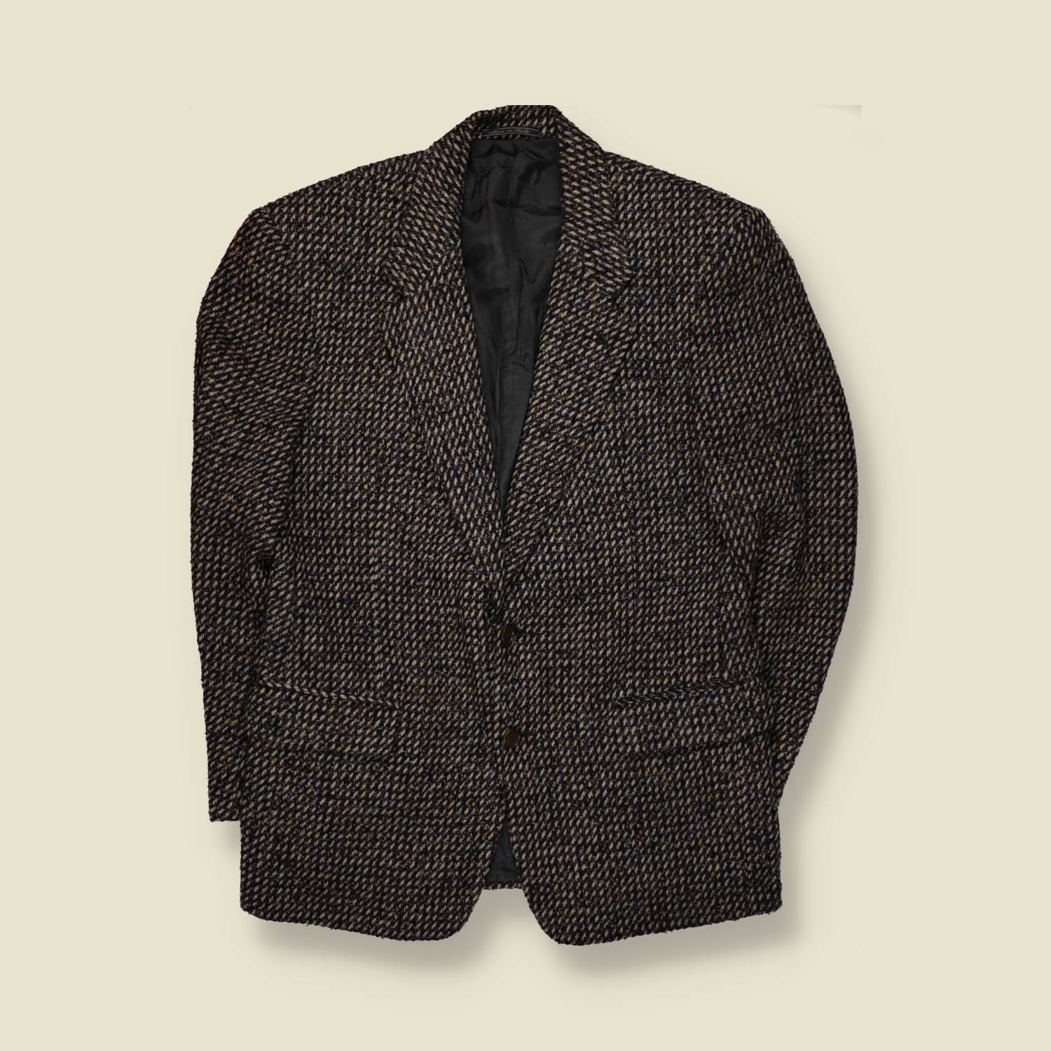 1980s | Italian Made | Blazer | Textured Weave | Made In Italy – M