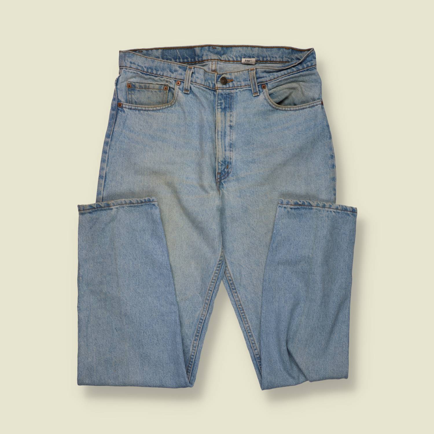 1980s–1990s | Levi’s | 550 Jeans | Light Wash – w36