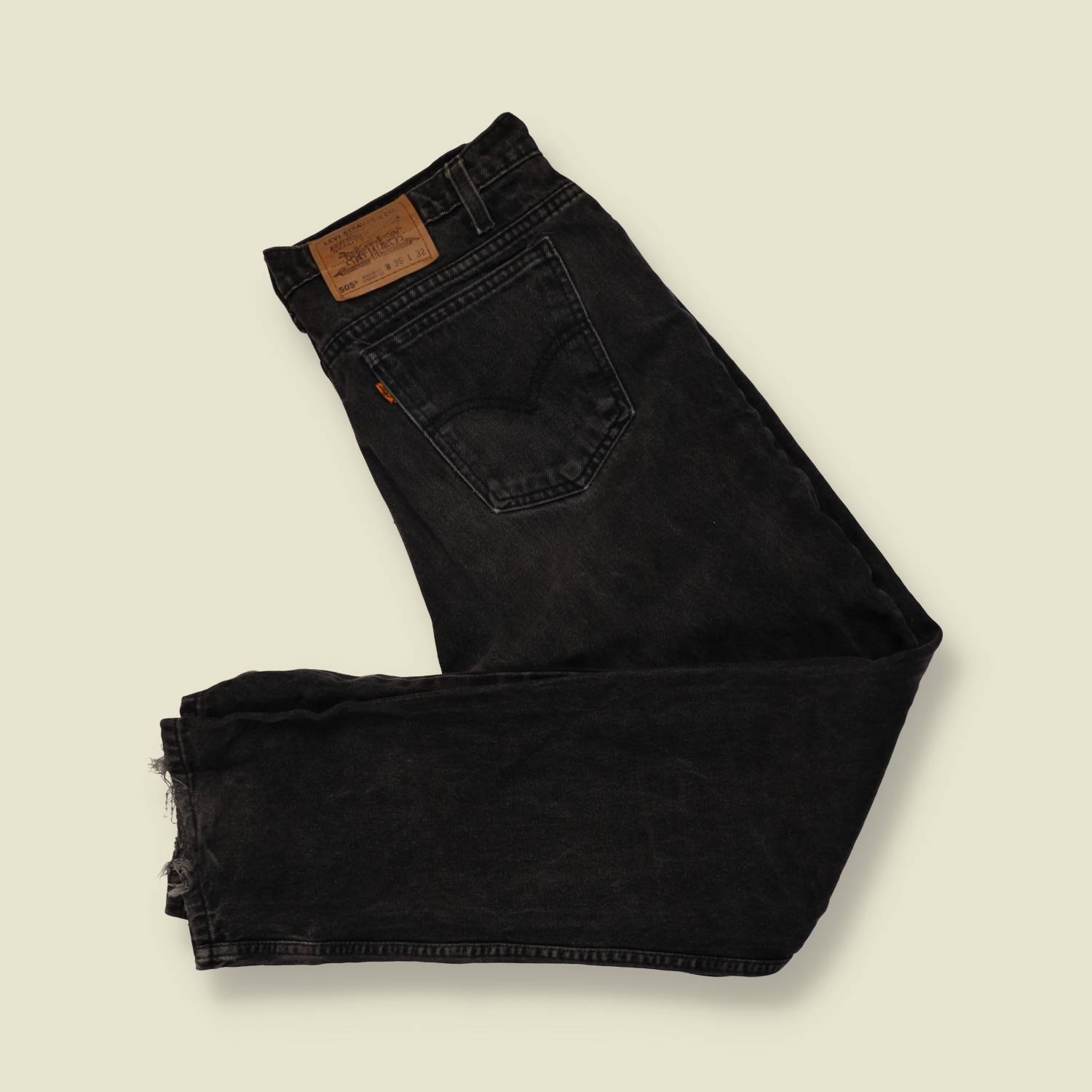 1980s–1990s | Levi’s | 505 Jeans | Black | Made In USA – w35