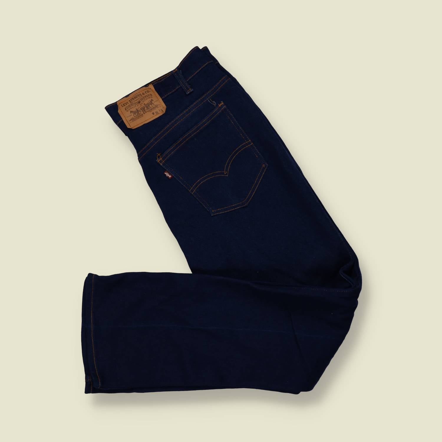 1970s | Levi’s | Denim Jeans | Dark Indigo | Made In USA – w34