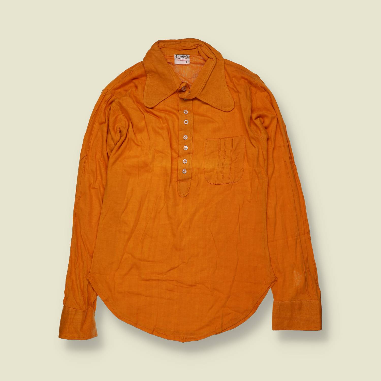 1960s–70s | Pullover Shirt | Orange – 10