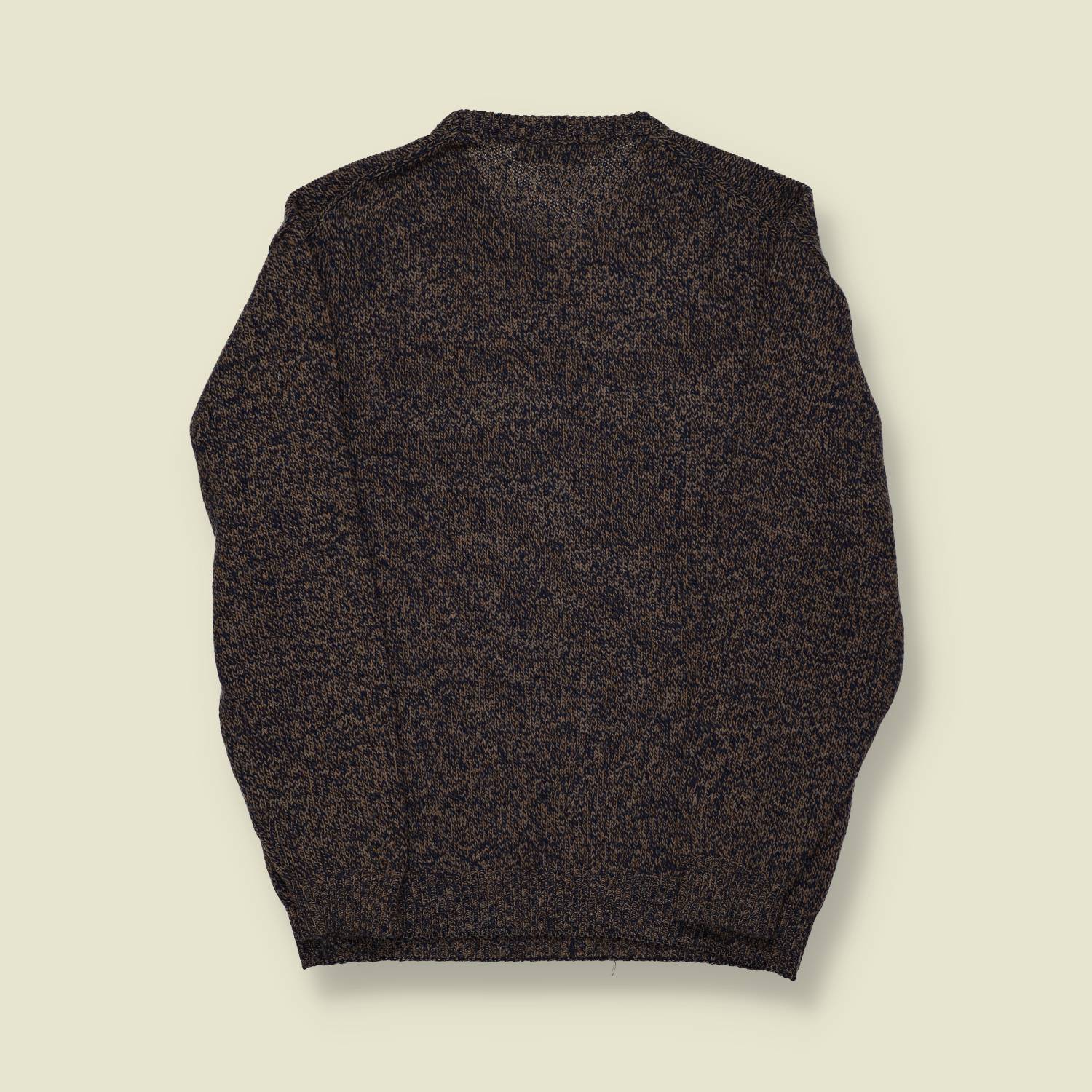 1980s | McKeney | Marl Knit Wool Jumper - M