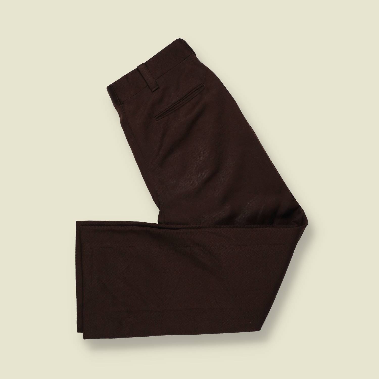 1970s | Levi’s Panatela | Flared Trousers – Chocolate Brown - w30