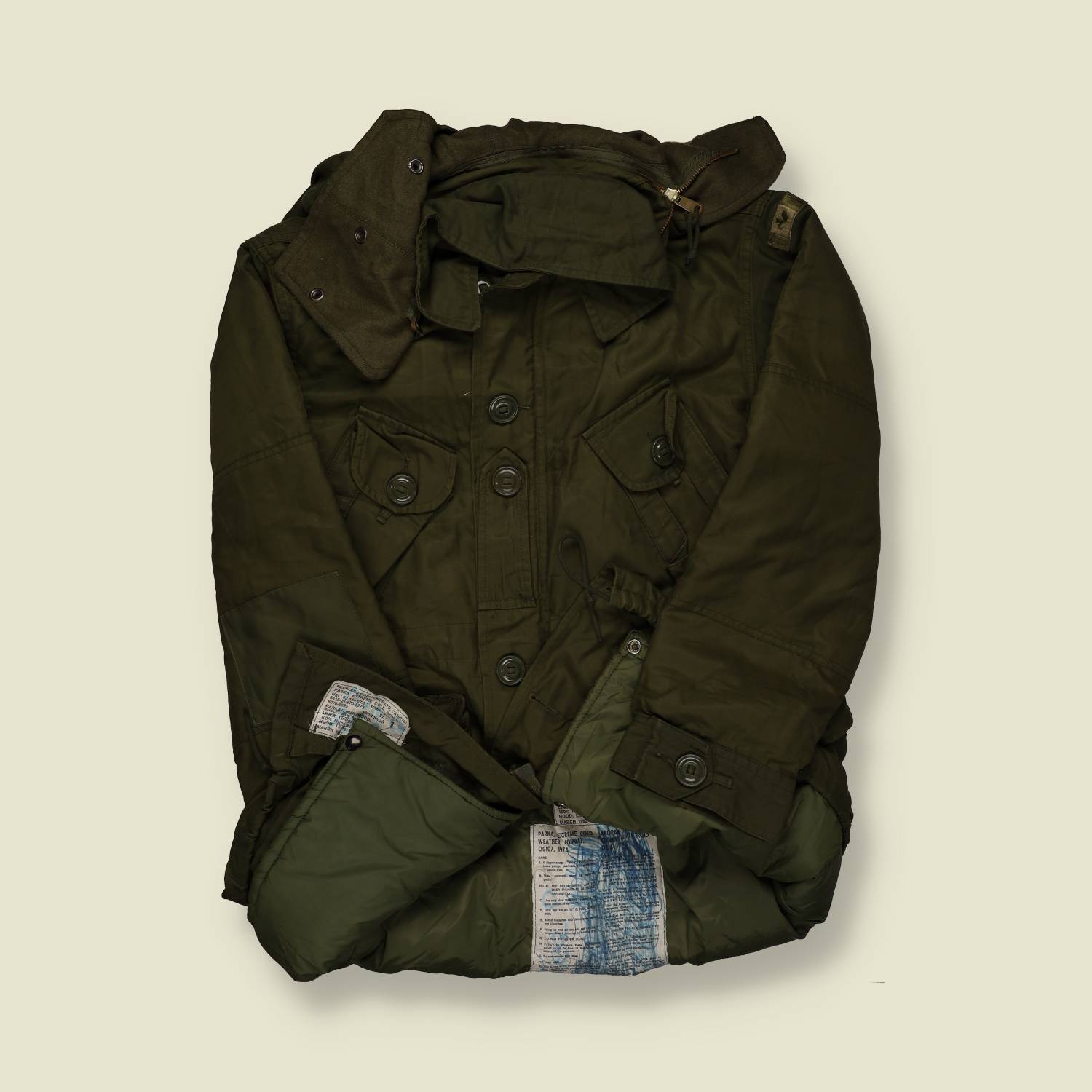 1970s | Canadian Forces | Extreme Cold Weather Parka – Olive Drab -
