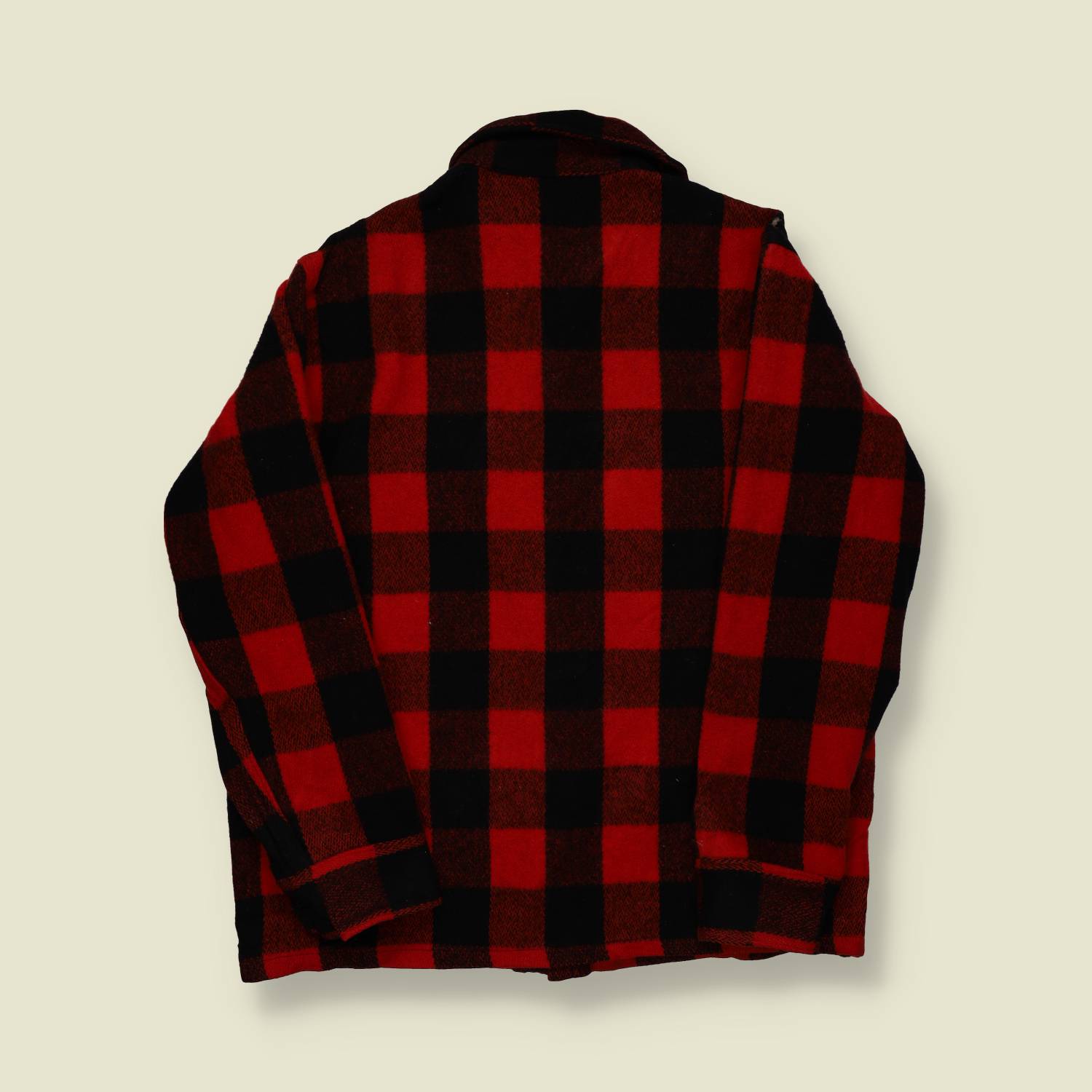 1950s | Woolrich | Wool Buffalo Check Shirt – Red/Black - M/L