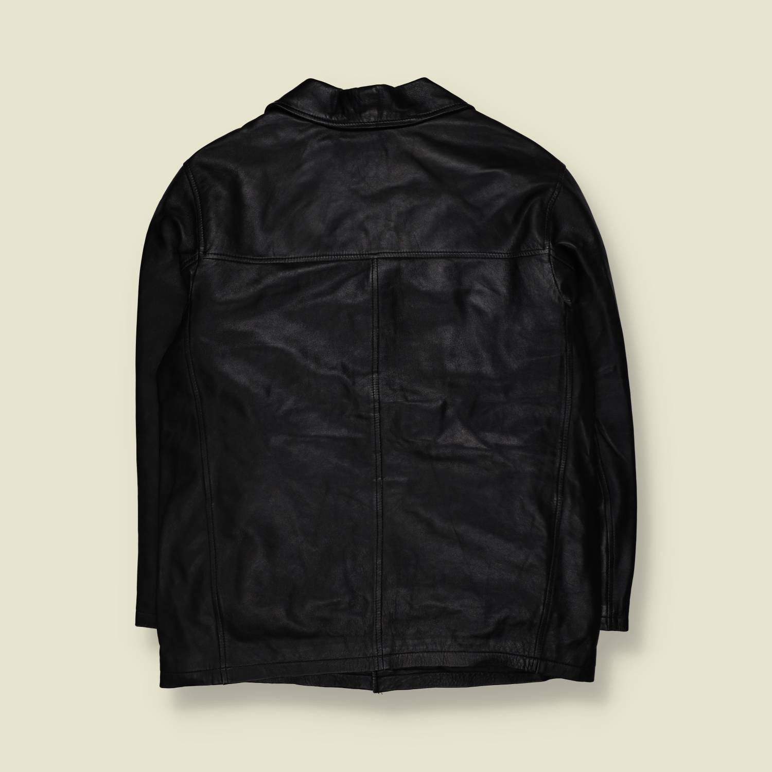 1990s | Solo Di Pelle | Made In Italy | Leather Jacket - XL