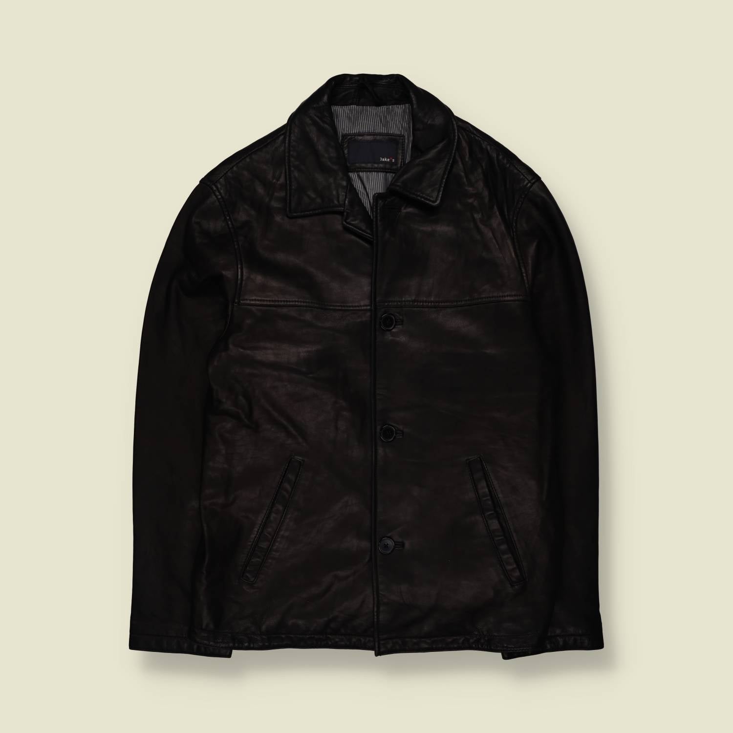 1990s–2000s | Jake’s | Leather Coat - S