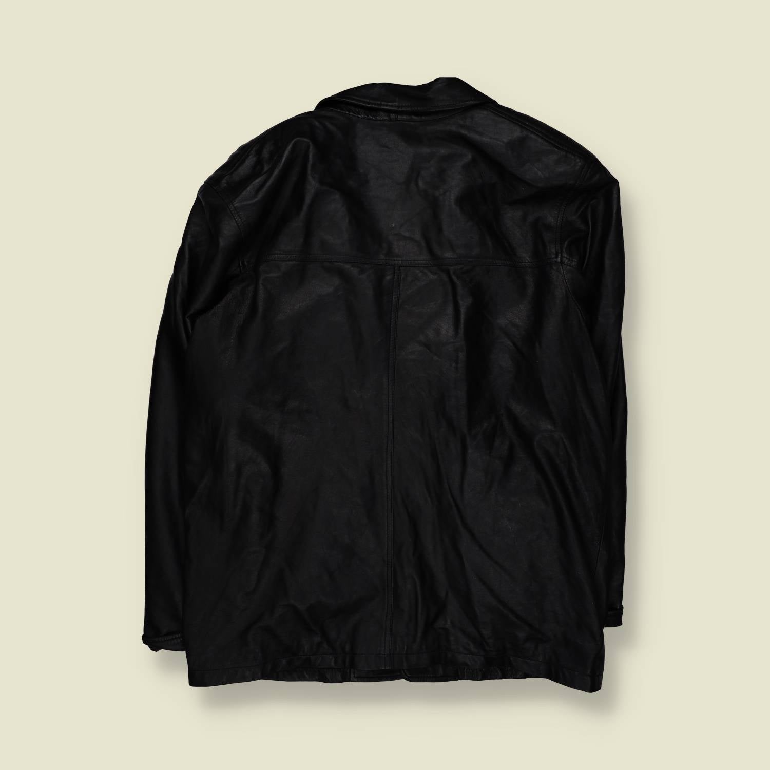 1990s | Brando | Lightweight Leather Jacket - L