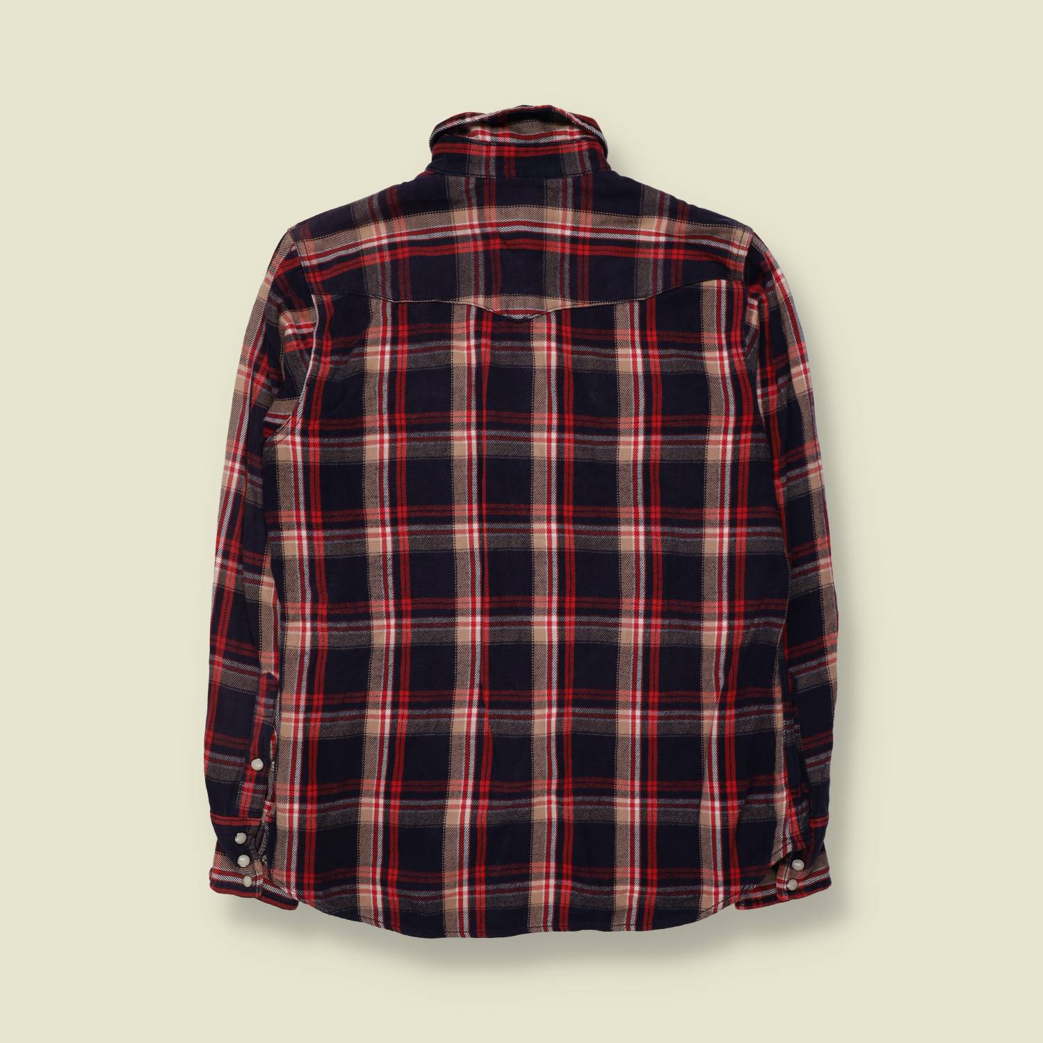 1990s | Wrangler | 70s Style Western Shirt | Check - M