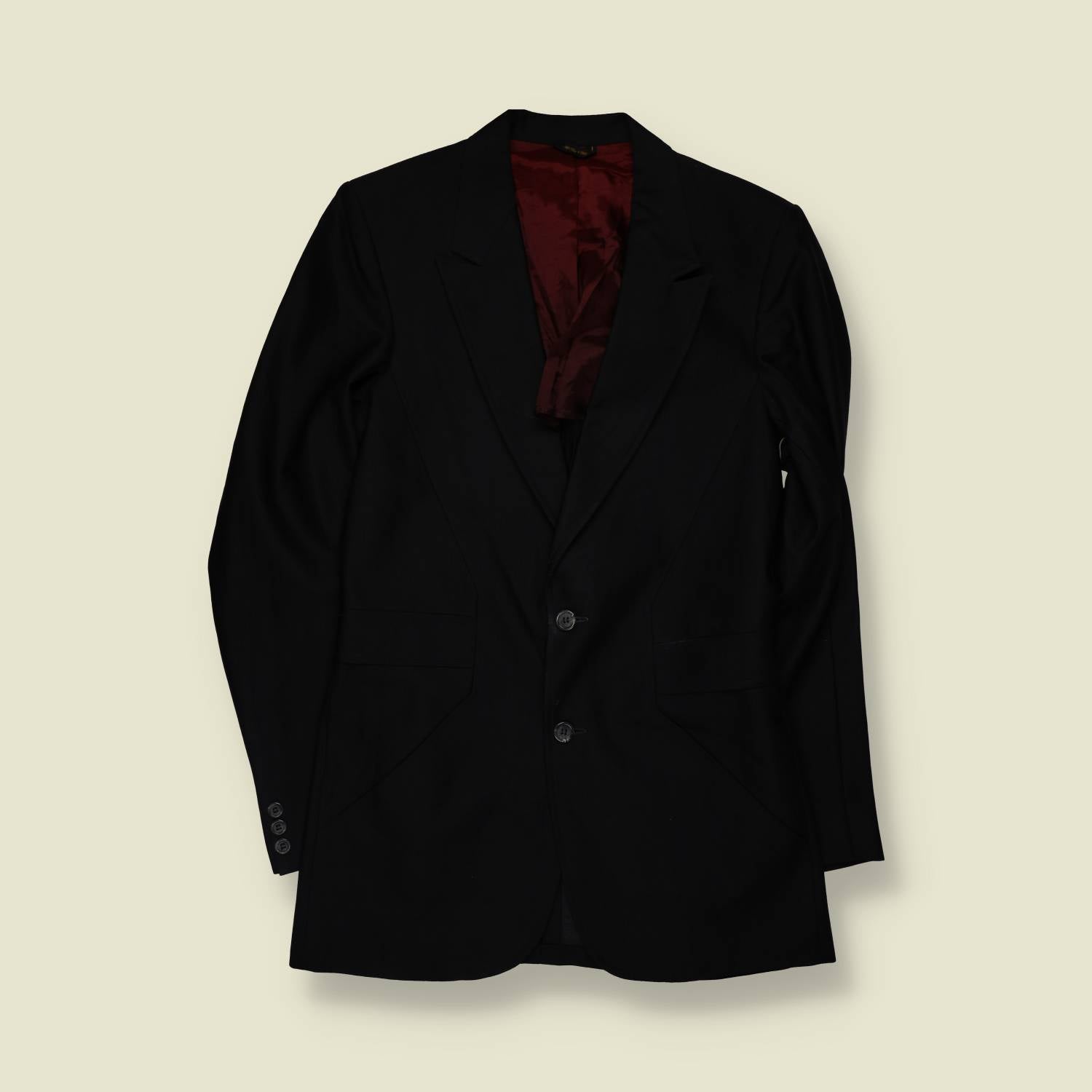 1970s | Darted Blazer | Black - XS