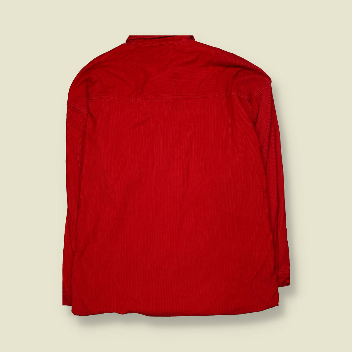 1990s | Marlboro Unlimited | Corduroy Shirt | Red - 5XL