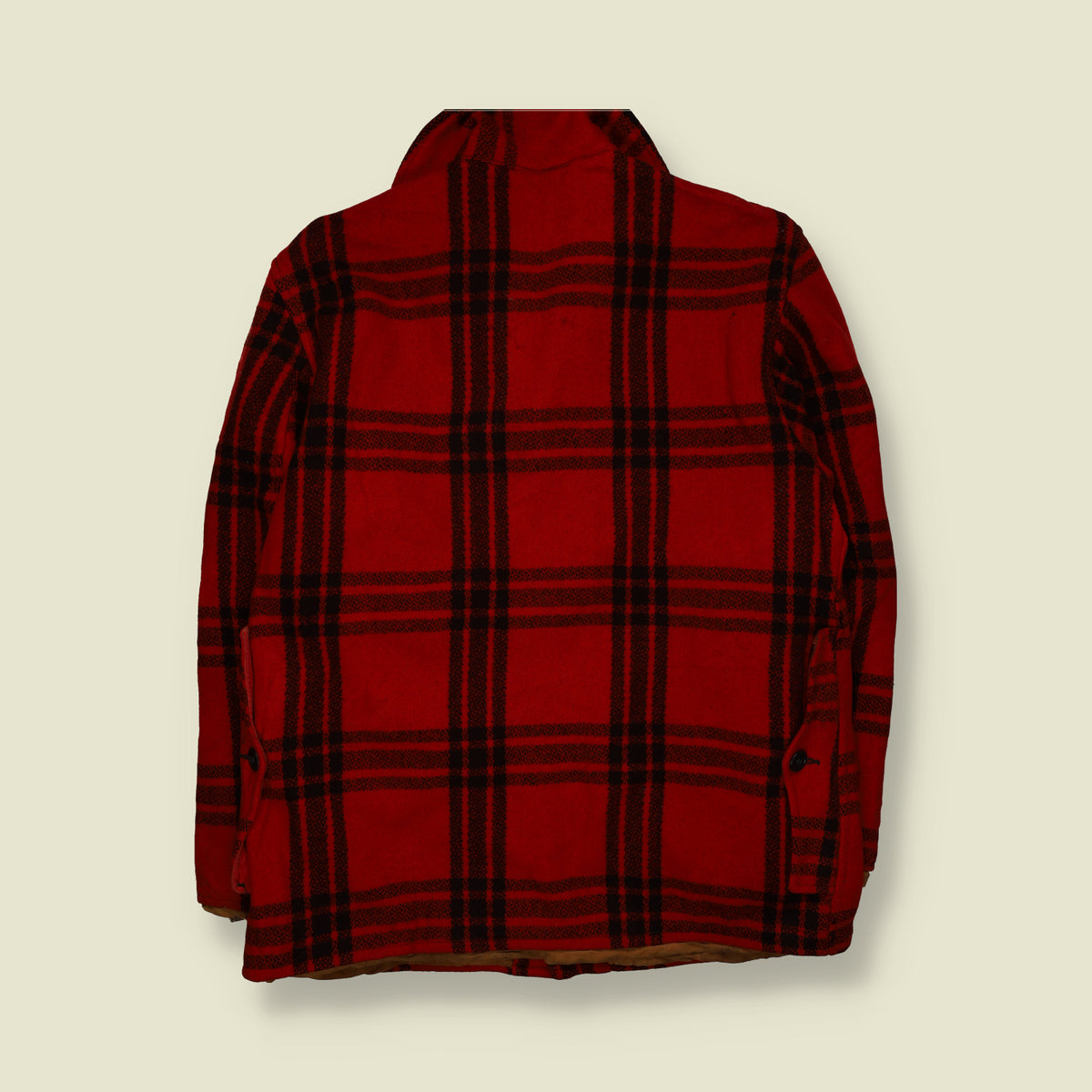 1950s | J.C. Higgins | Wool Hunting Jacket | Red Plaid - L