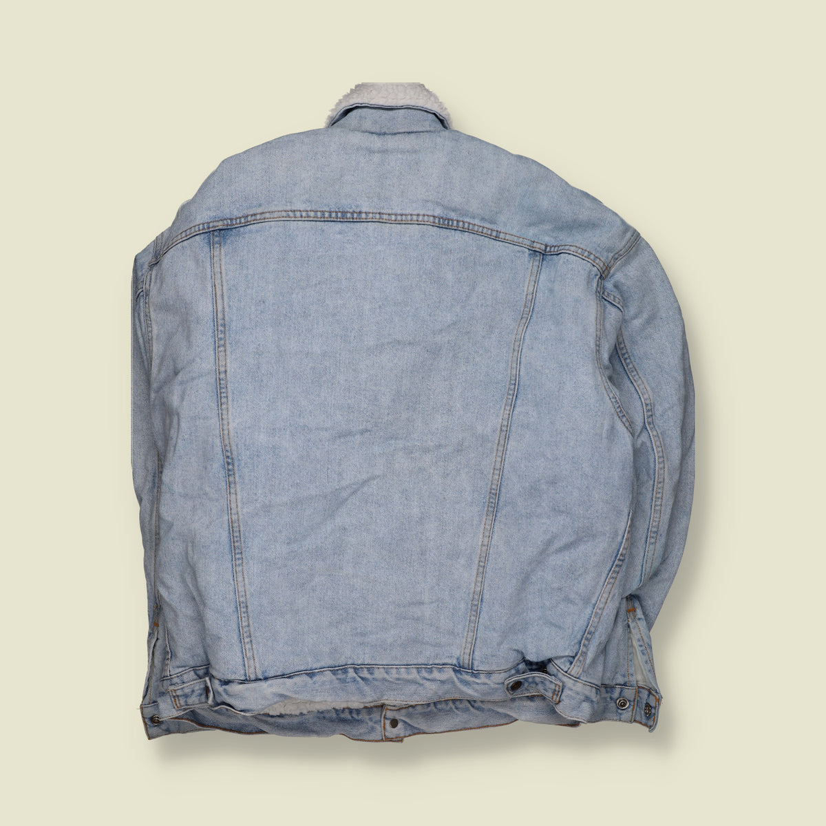 1990s | Levi’s | Sherpa Lined Denim Jacket | Blue - 4XL