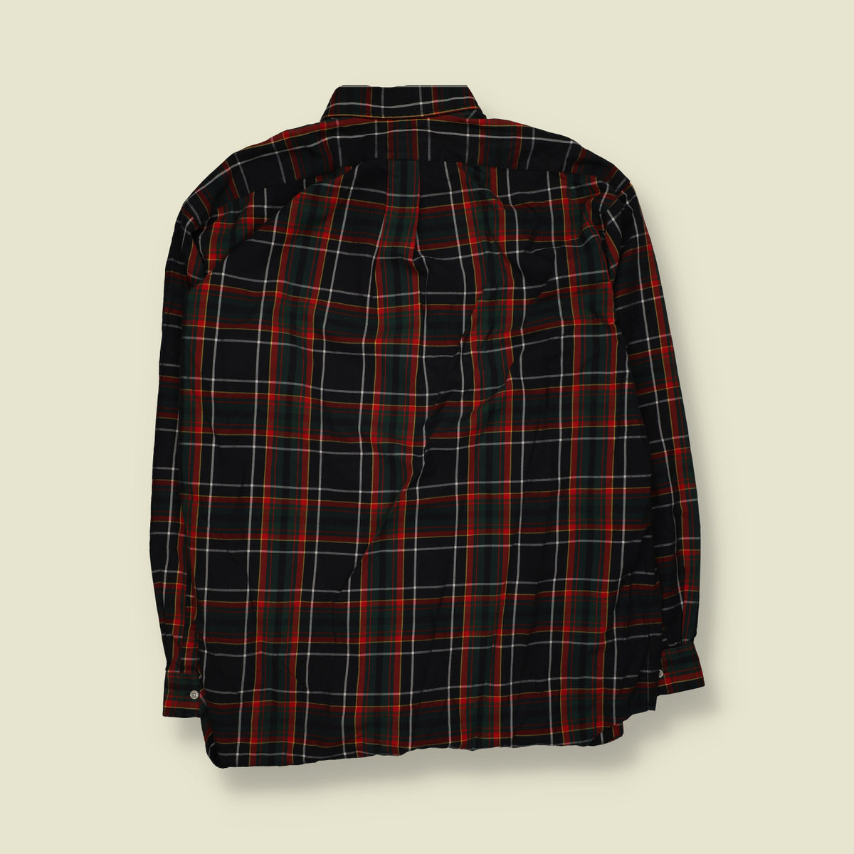 1990s | Ralph Lauren Tartan Check Shirt | Navy, Red & Green - 6XL