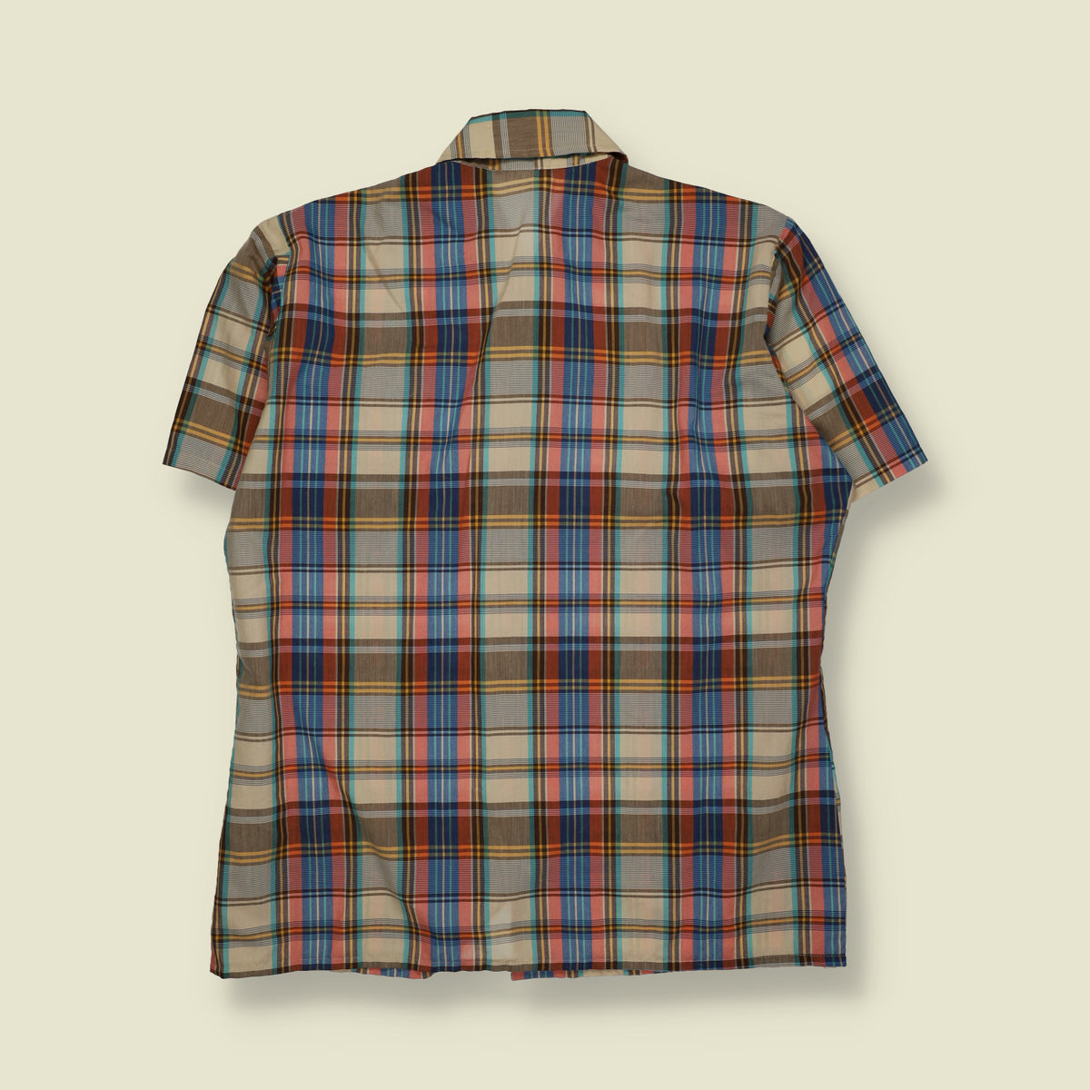 1970s | Van Heusen Short Sleeve Check Shirt | Multicolour - M