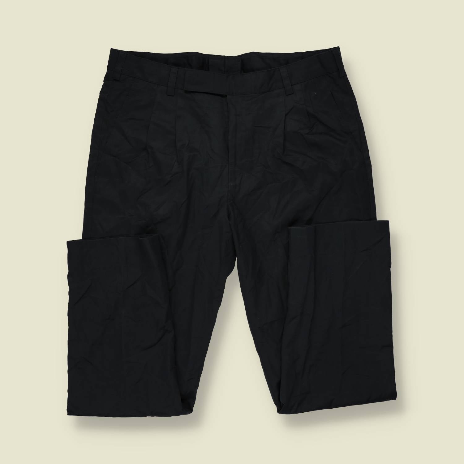 1990s | Grey Pleated Trousers - w32
