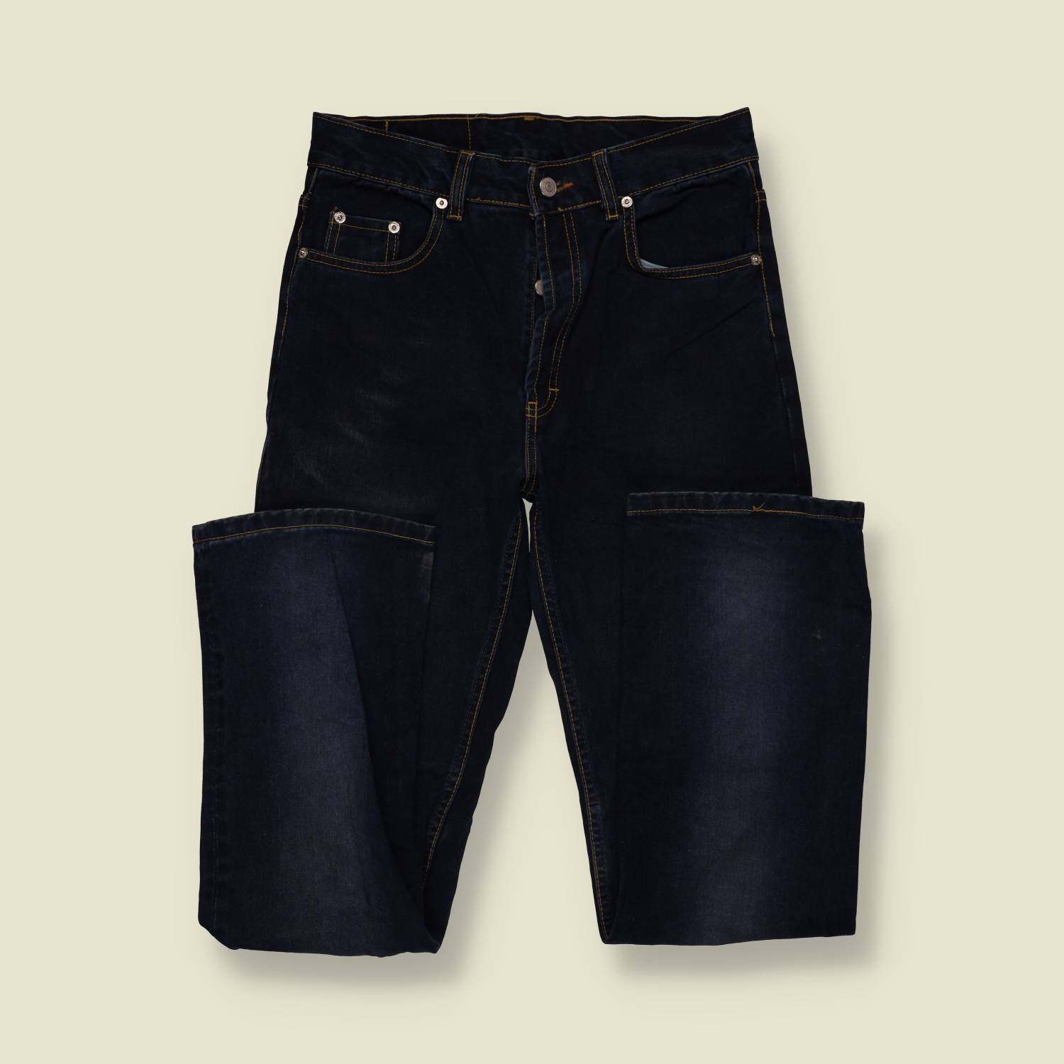 1980s-90s | Levi's | Dark Indigo 501 Straight Leg Jeans - Made in USA - w30