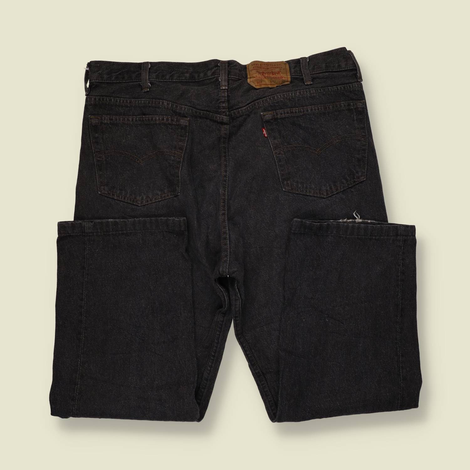 1980s-90s | Levi's | Black 501 Straight Leg Jeans - Made in USA - w40