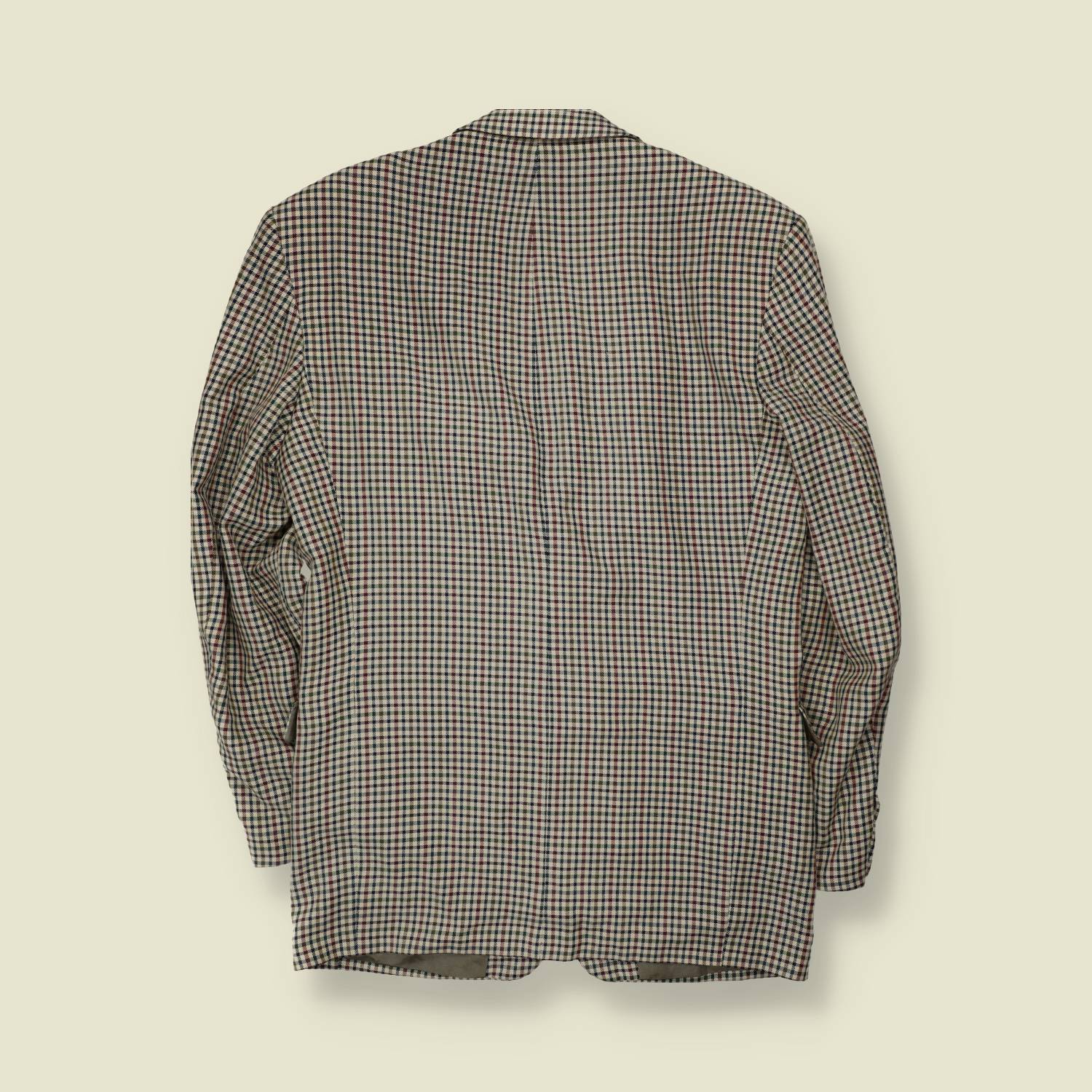 1990s | Tasmania | Multi-Check Two-Button Blazer - Made in Italy - XXS
