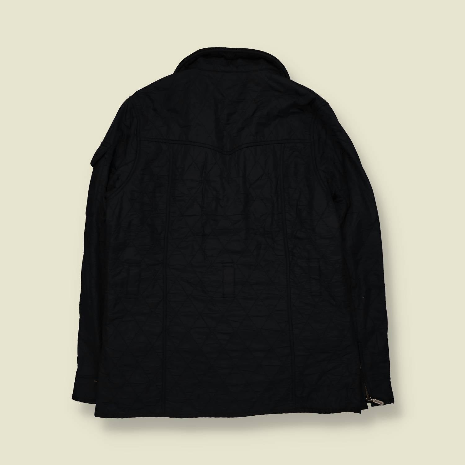 2000s | Barbour International | Black Quilted Jacket - 14