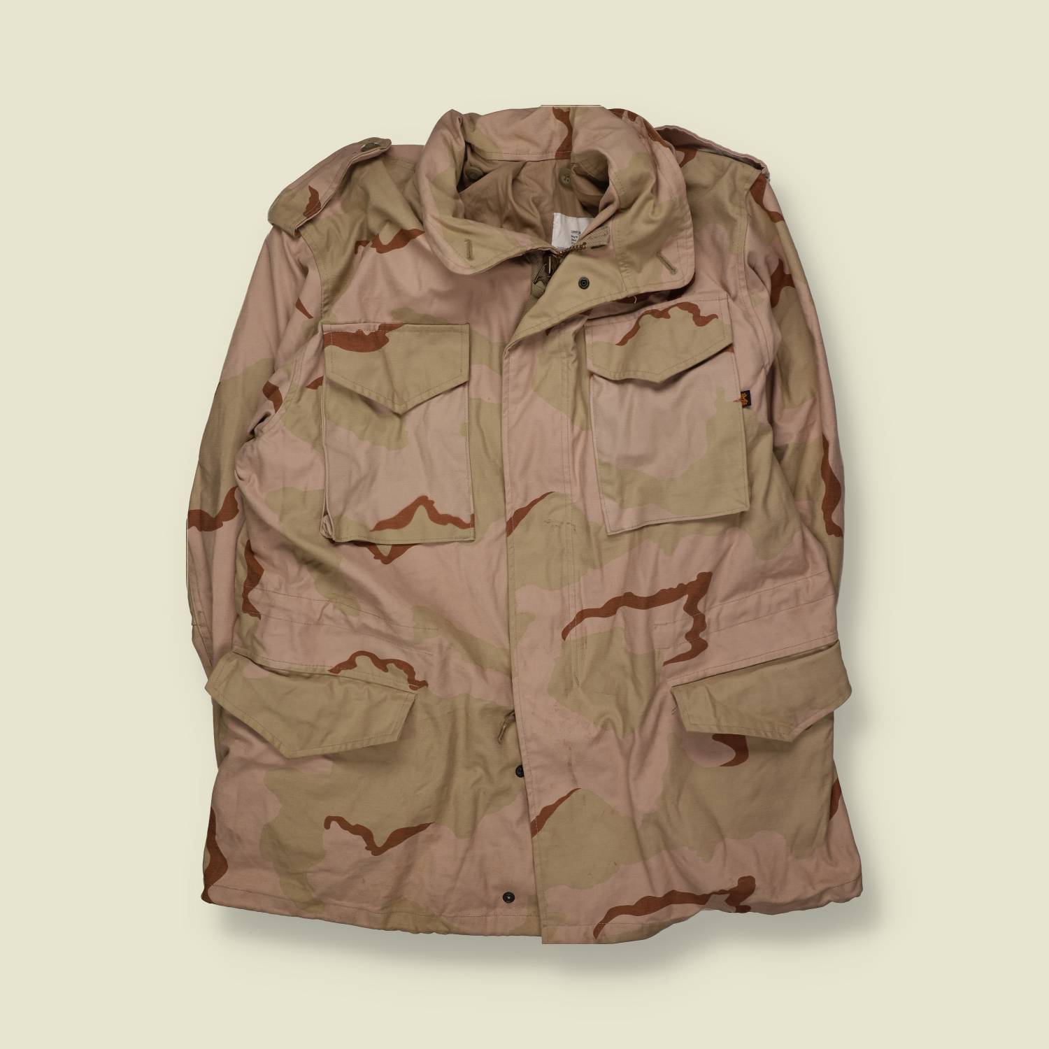 1990s | Alpha Industries | Desert Camo M65 Field Jacket - XXL