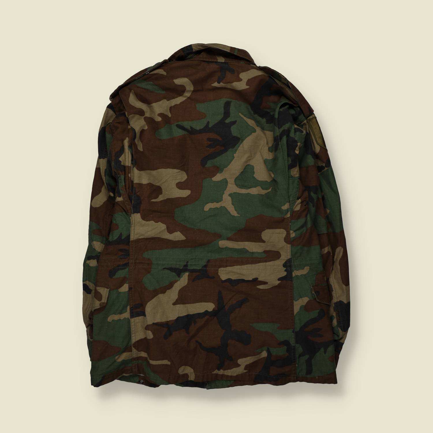1980s | Woodland Camo M65 Field Jacket - U.S. Army Issued - M