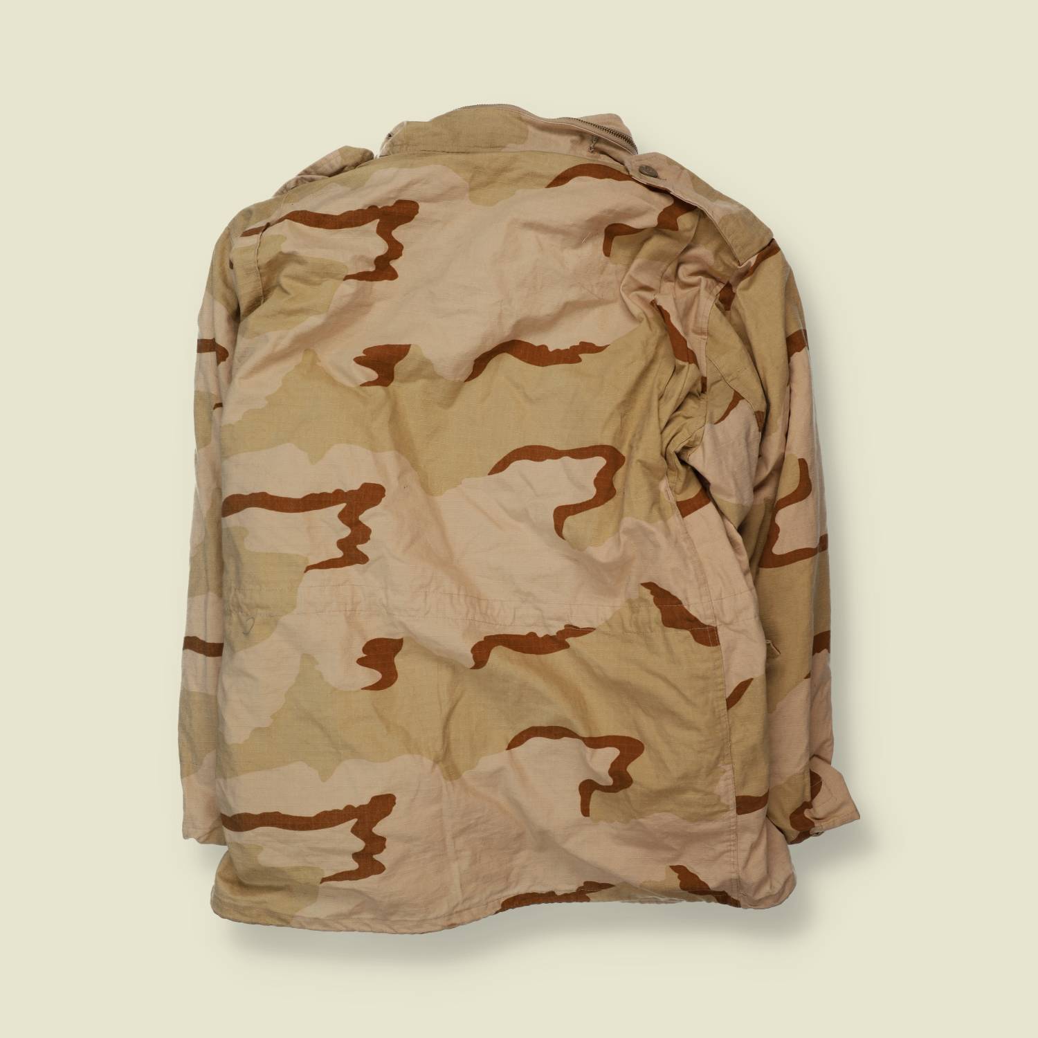 1990s | Desert Camo Sherpa-Lined M65 Field Jacket - XXL