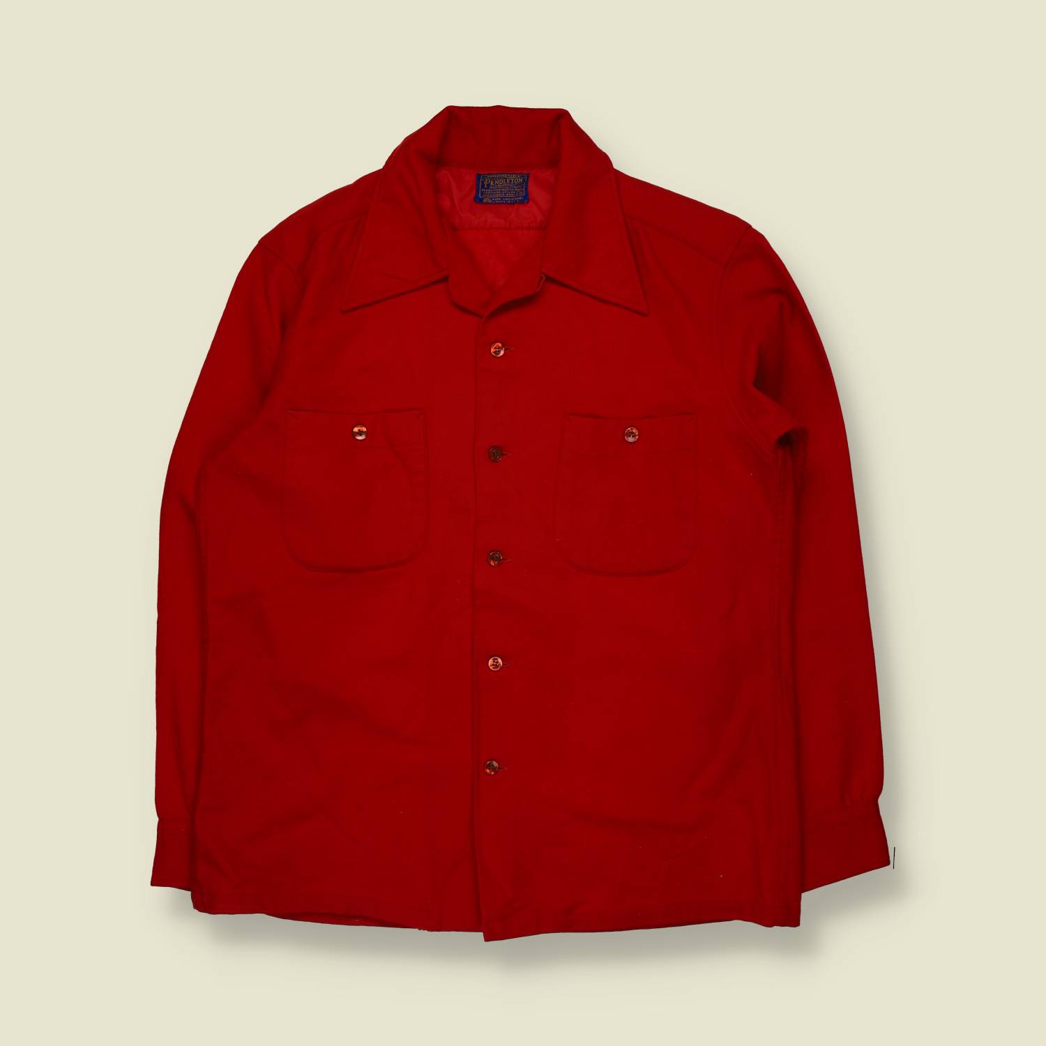1970s | Pendleton | Wool Shirt | Red - S