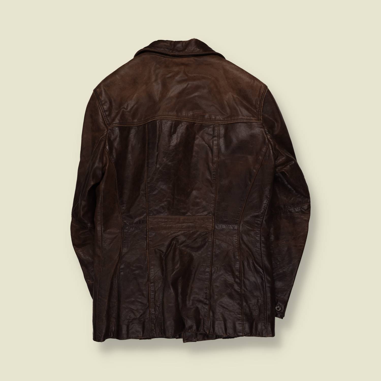 1990s | Aviatrix | Leather Jacket | Brown - S